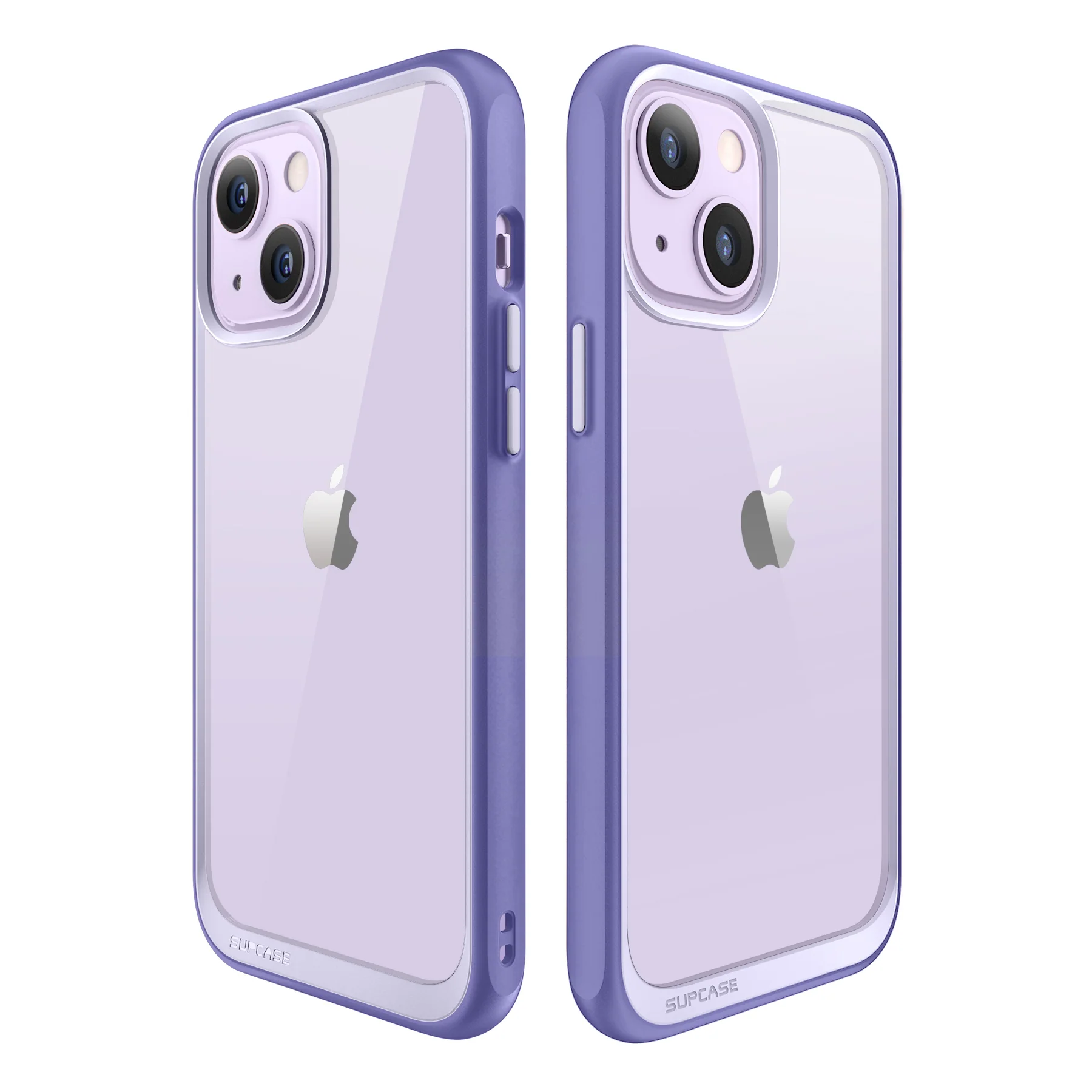 iPhone 14 Plus 6.7 inch Unicorn Beetle Style Slim Clear Case-Deep Purple - Image 10