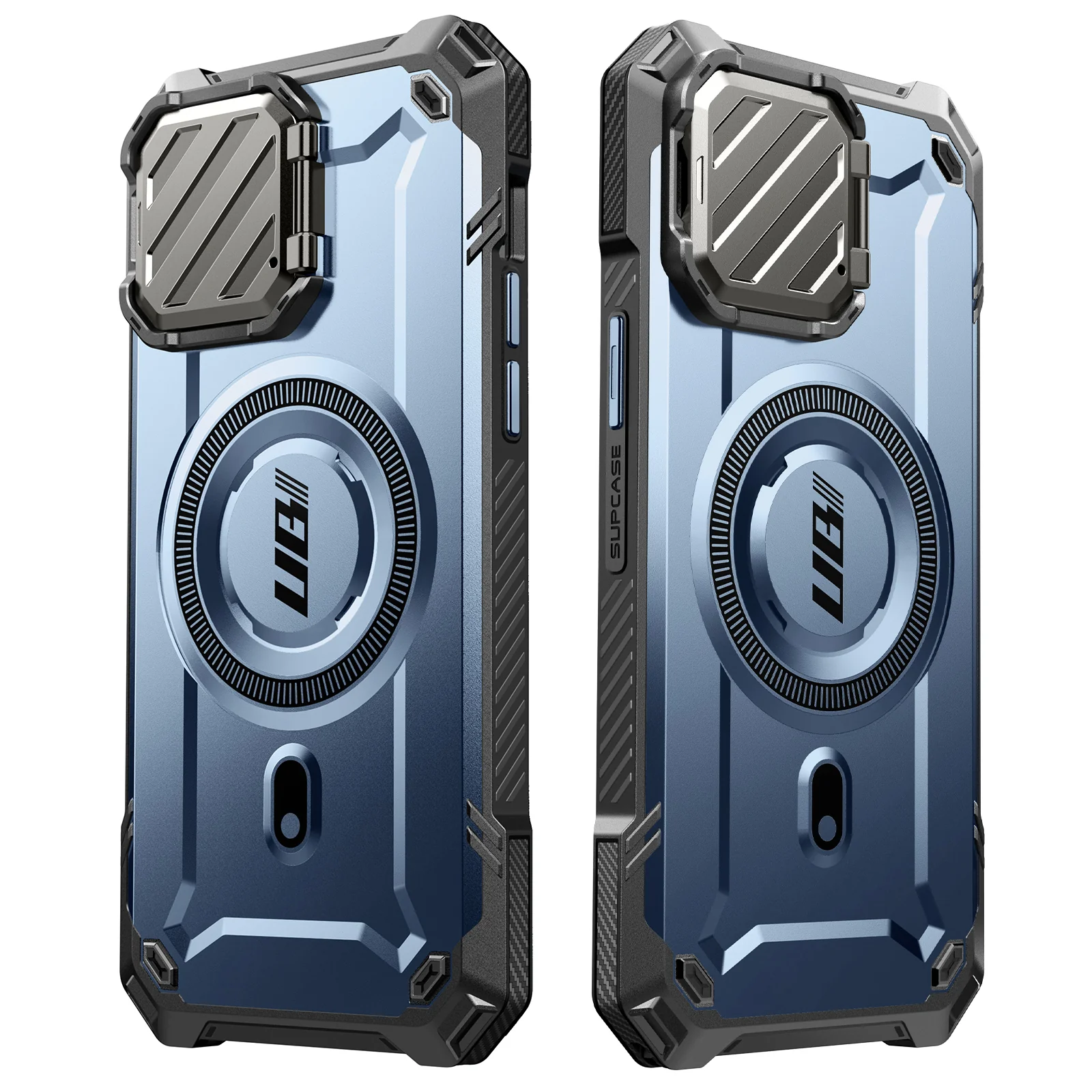 iPhone 14 Pro Max 6.7 inch Unicorn Beetle MAG XT MagSafe Holster Case-Metallic Blue - Image 11