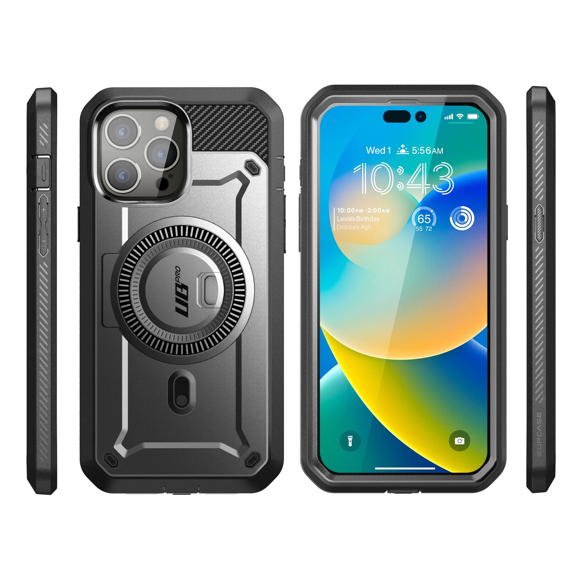 iPhone 14 Pro Max 6.7 inch Unicorn Beetle PRO MAG Rugged MagSafe Case(open box)-Gun Metal - Image 10