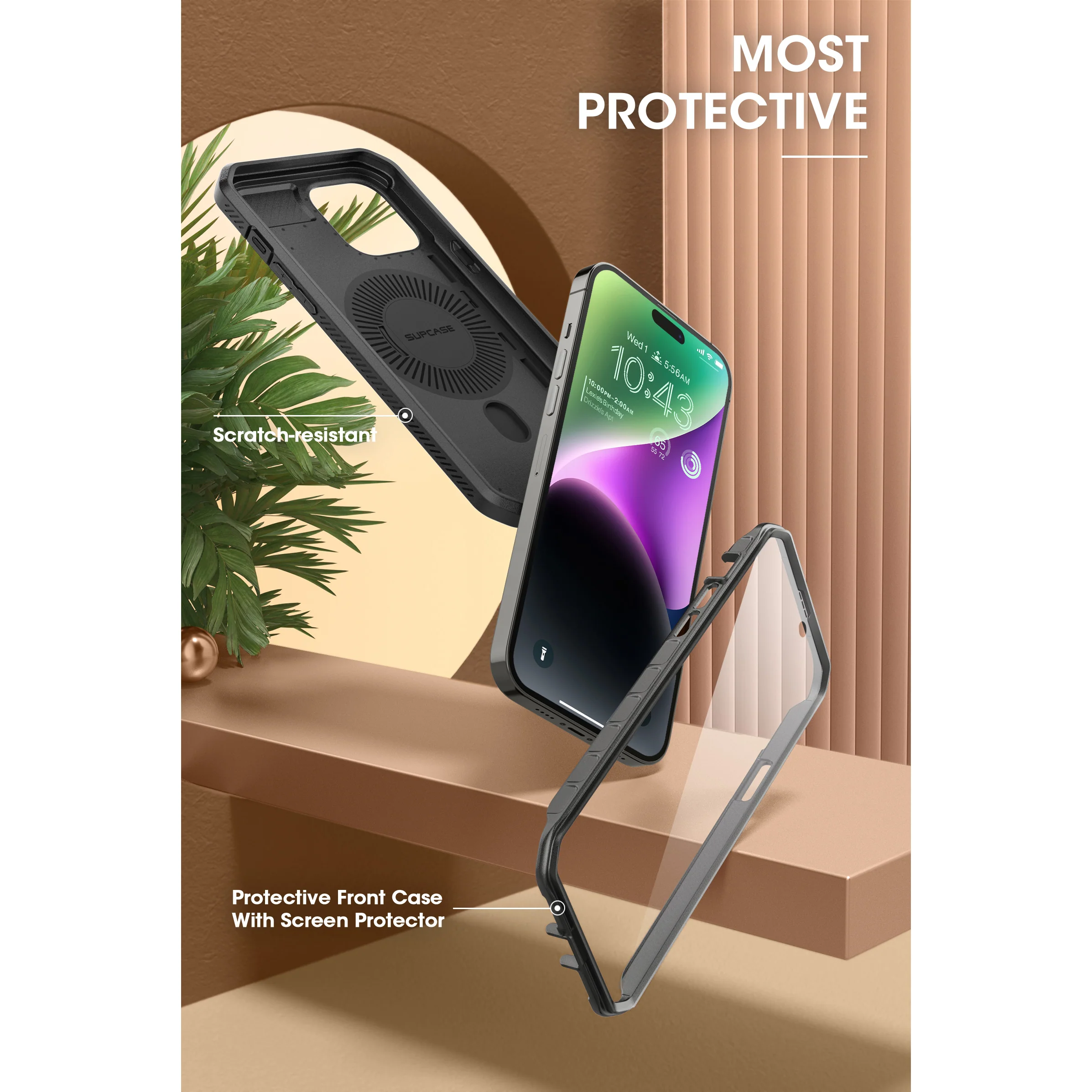 iPhone 15 6.1 inch Unicorn Beetle PRO MAG Rugged Case-Black - Image 6