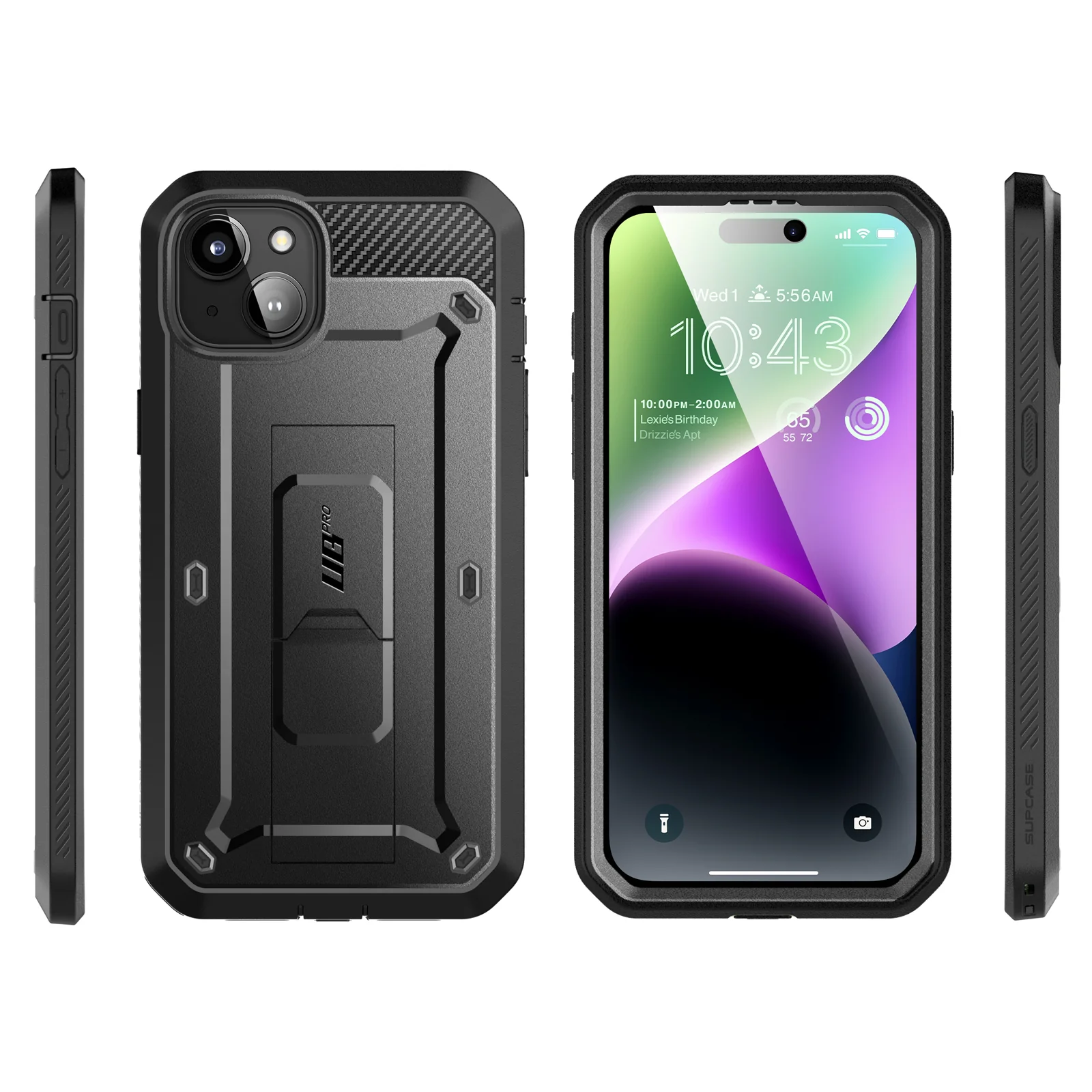 iPhone 15 6.1 inch Unicorn Beetle PRO Rugged Case-Black - Image 10