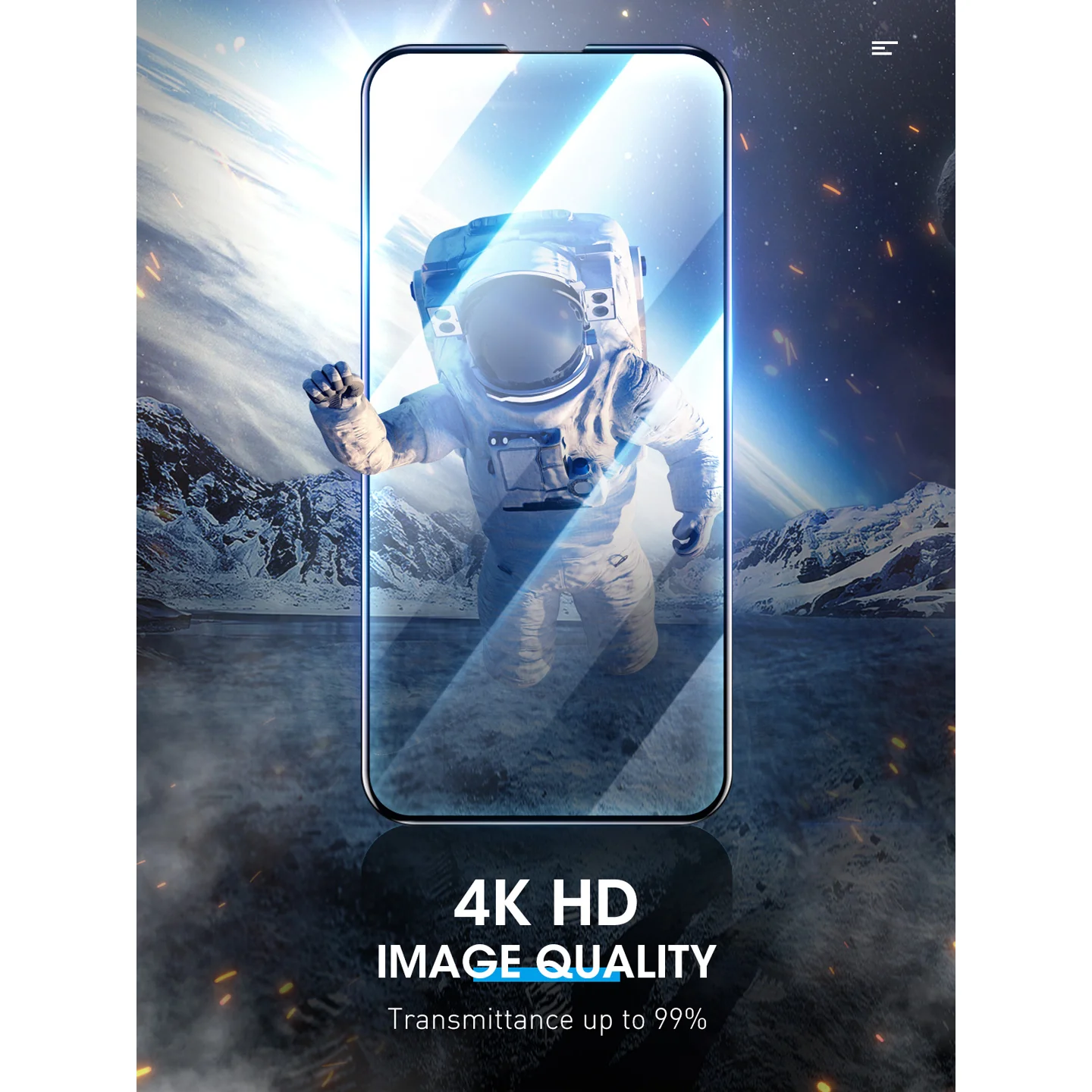 iPhone 15 Plus 2.5D Tempered Glass Screen Protector - Clear - Image 4