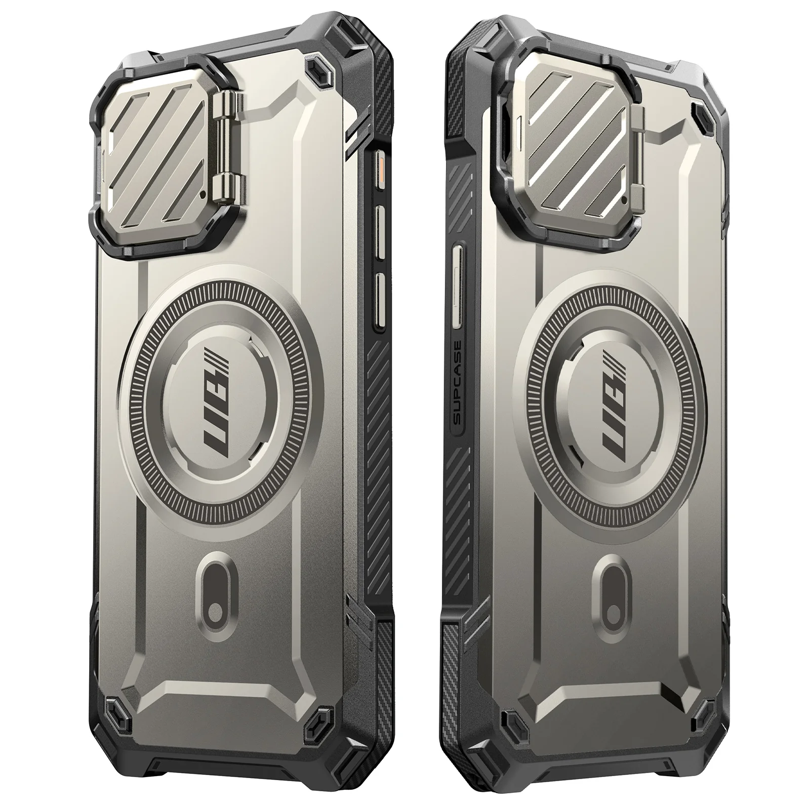 iPhone 15 Pro 6.1 inch Unicorn Beetle MAG XT MagSafe Case-Titan Gray - Image 3