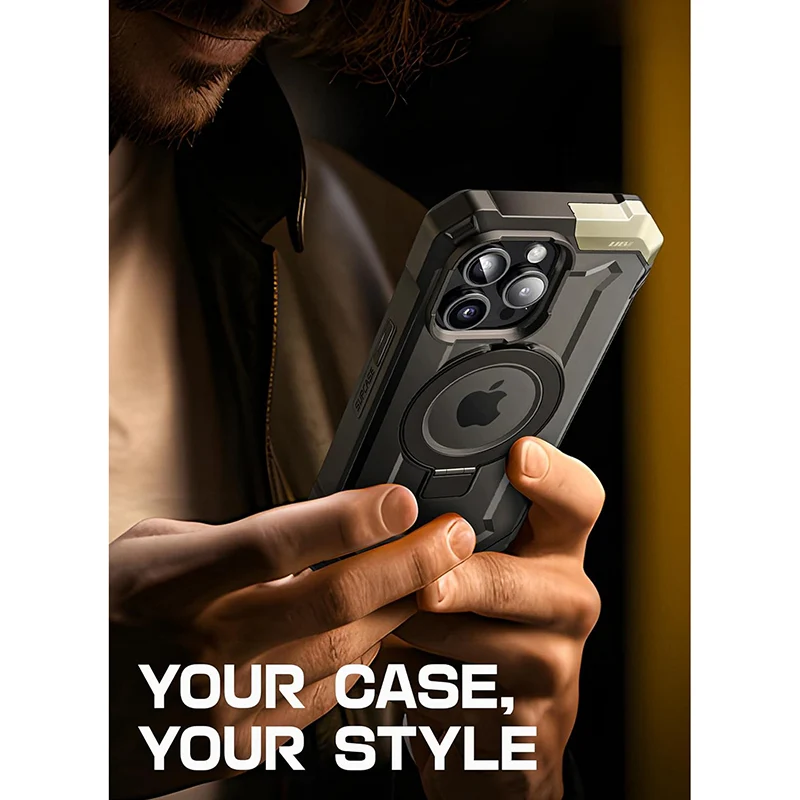 iPhone 15 Pro Max 6.7 inch UB Grip MagSafe Phone Case-Black - Image 7