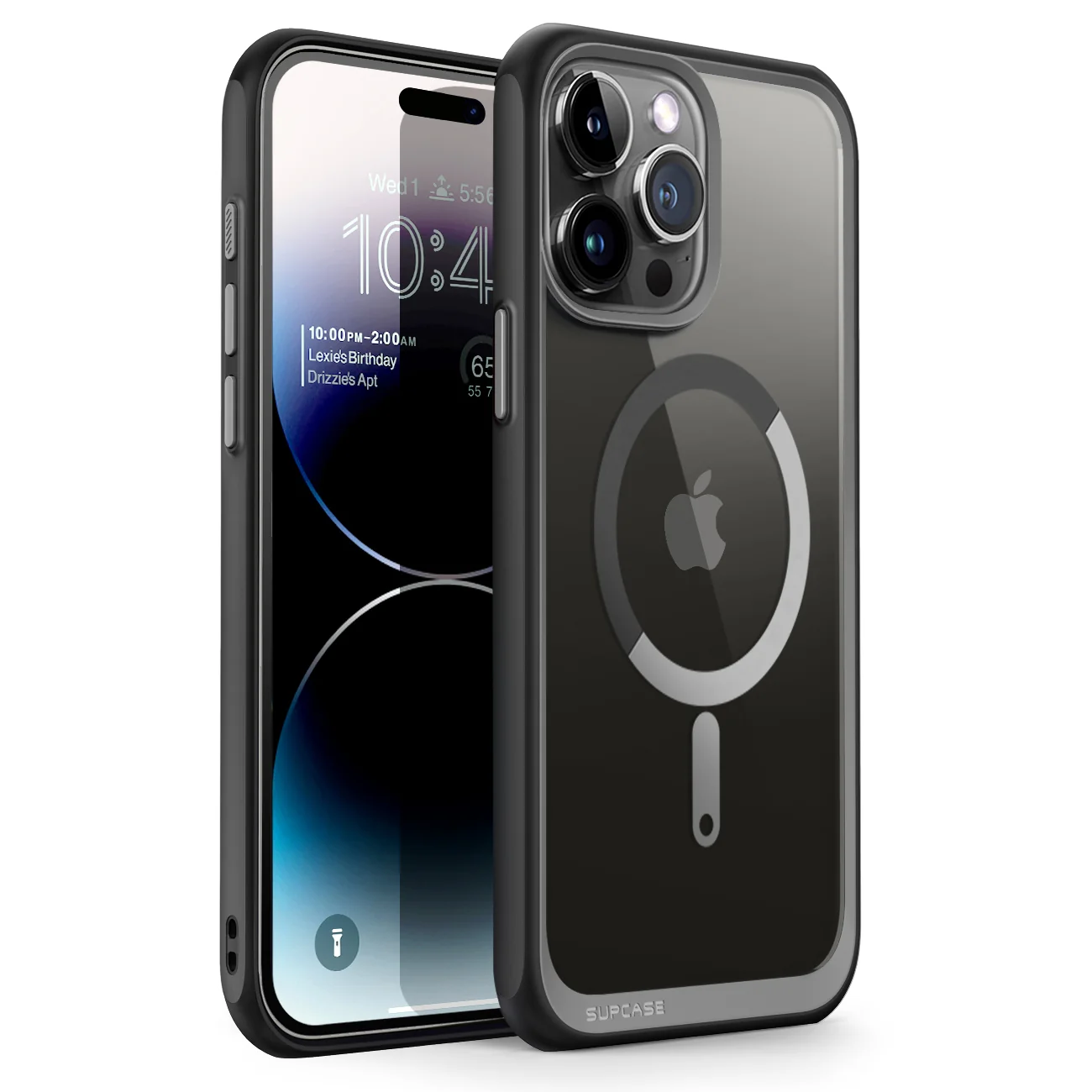 iPhone 15 Pro Max 6.7 inch Unicorn Beetle MAG Slim Clear MagSafe Case(open box)-Black - Image 2