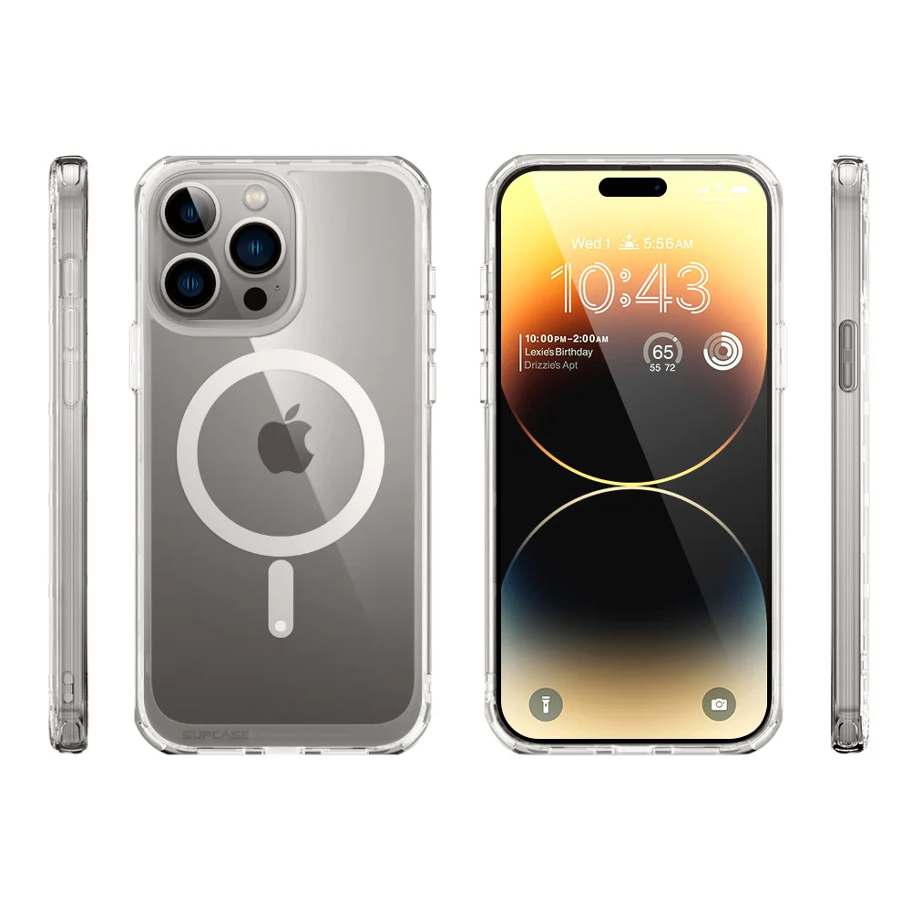 iPhone 15 Pro Max 6.7 inch Unicorn Beetle MAG Slim Clear MagSafe Case-Clear - Image 12