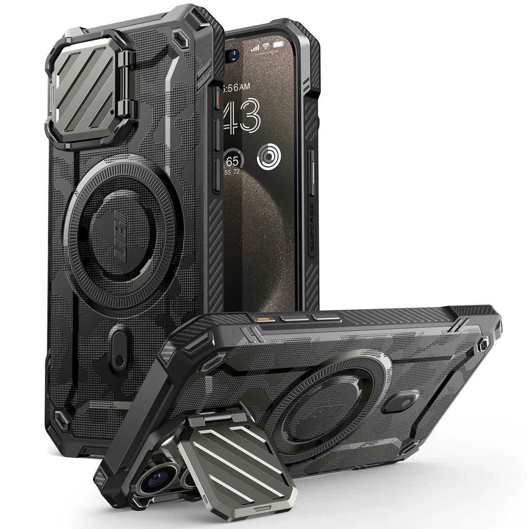 iPhone 15 Pro Max 6.7 inch Unicorn Beetle MAG XT MagSafe Case- Black Camo - Image 2