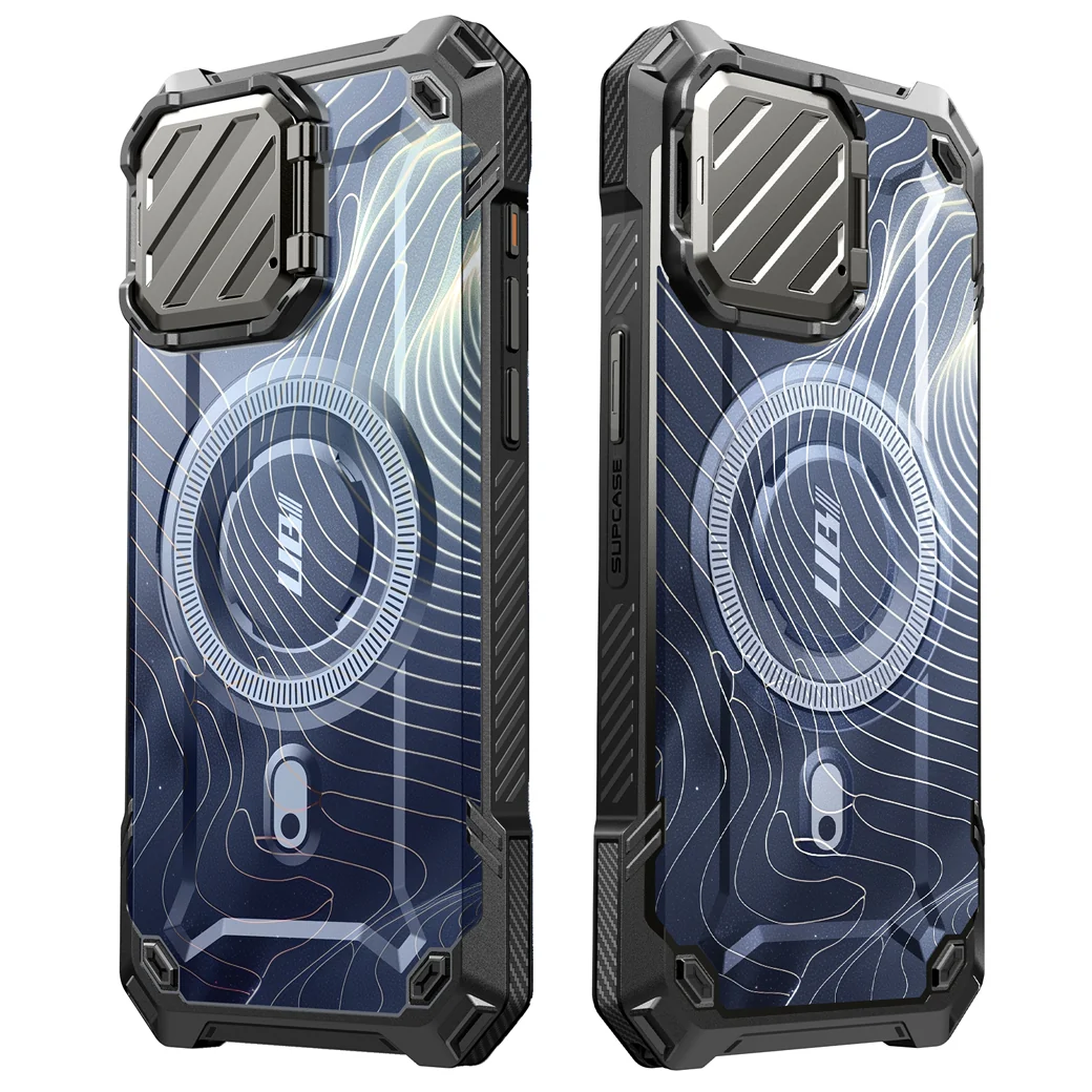 OPEN BOX | iPhone 15 Pro Max 6.7 inch Unicorn Beetle MAG XT MagSafe Case- Blue Ripple - Image 9