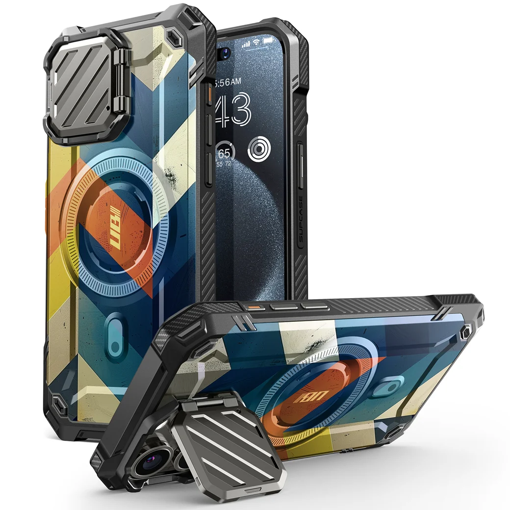 iPhone 15 Pro Max 6.7 inch Unicorn Beetle MAG XT MagSafe Case- Chevron - Image 2