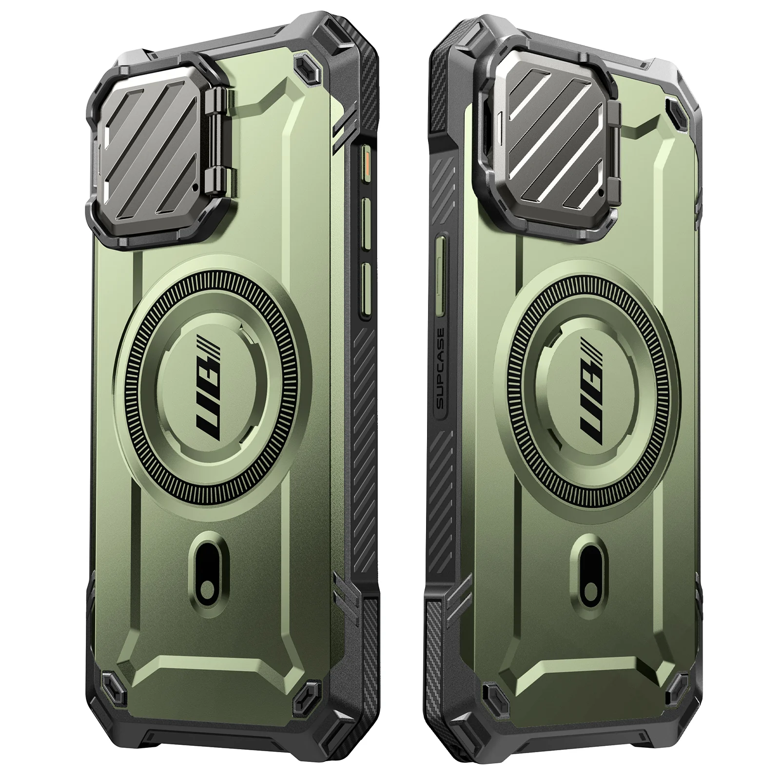 iPhone 15 Pro Max 6.7 inch Unicorn Beetle MAG XT MagSafe Case-Dark Green - Image 9