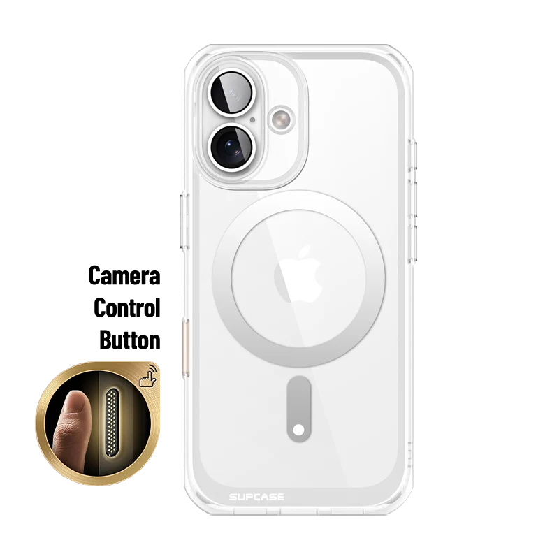 iPhone 16 6.1 inch Unicorn Beetle MAG Slim Clear MagSafe Camera Control Button Case-Clear