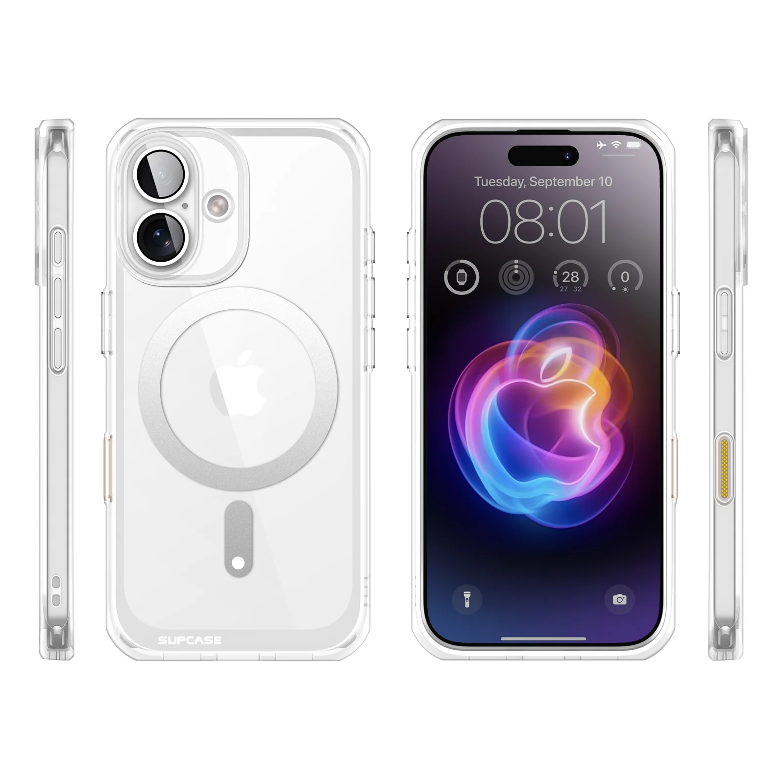 iPhone 16 6.1 inch Unicorn Beetle MAG Slim Clear MagSafe Camera Control Button Case-Clear - Image 11