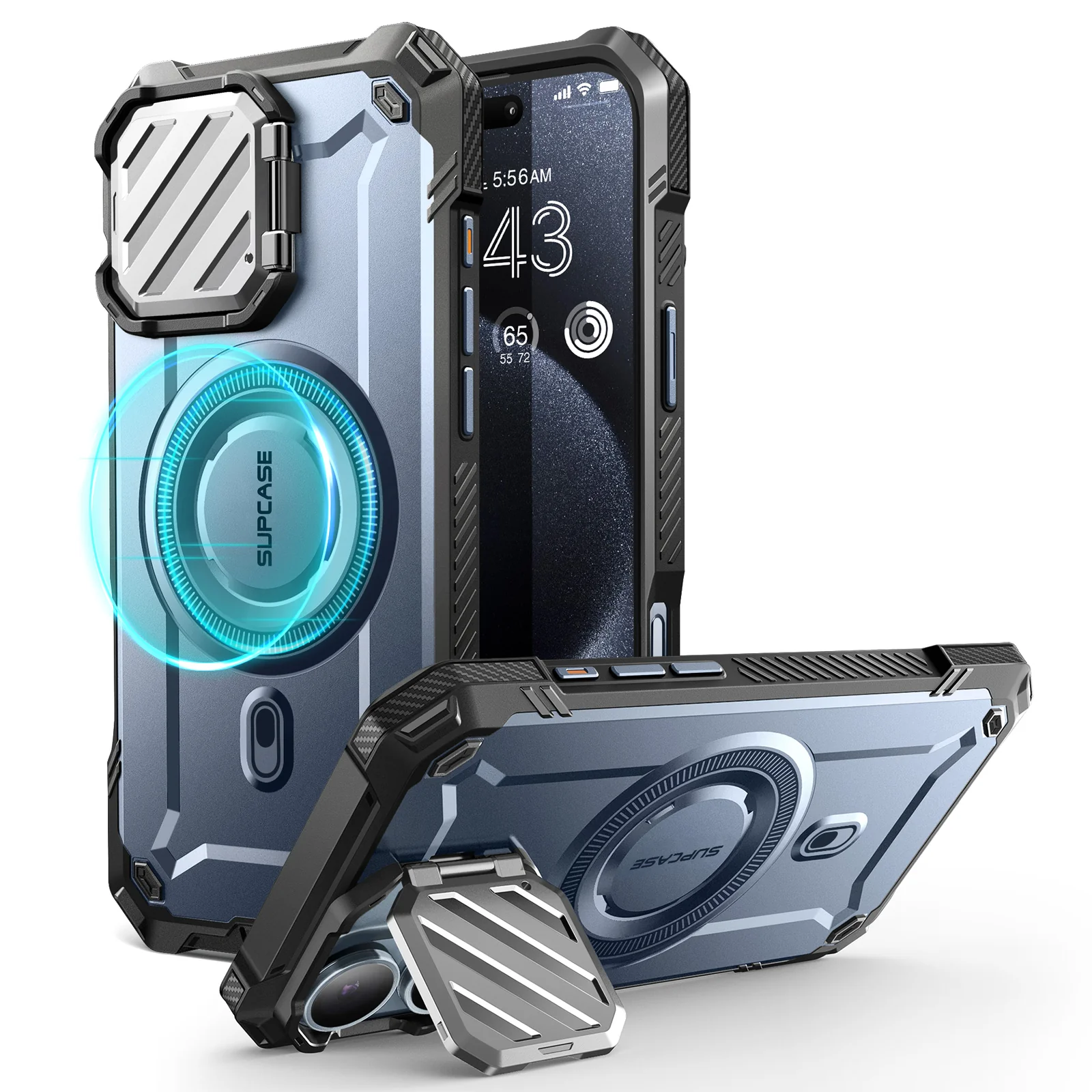 iPhone 16 6.1 inch Unicorn Beetle MAG XT MagSafe Case-Metallic Blue - Image 2