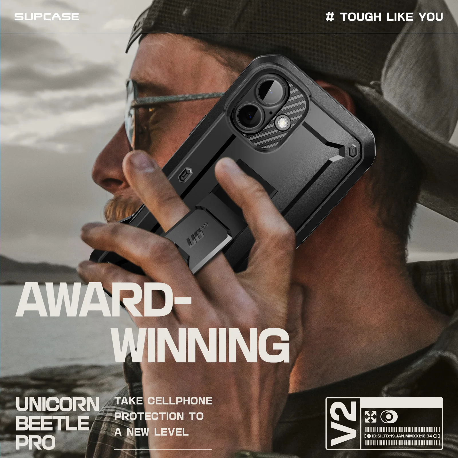 OPEN BOX | iPhone 16 6.1 inch Unicorn Beetle PRO Rugged Case - Black - Image 10