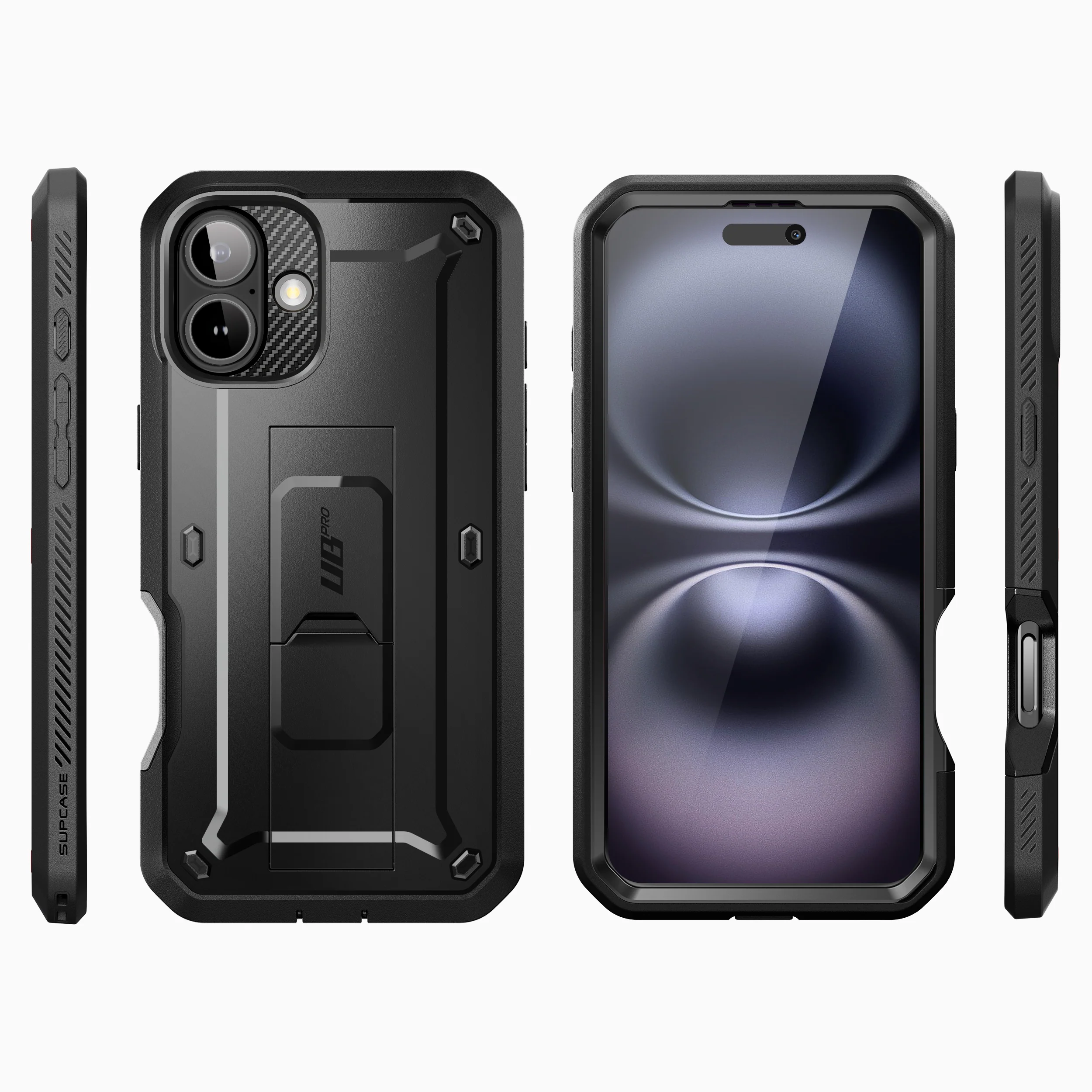 OPEN BOX | iPhone 16 6.1 inch Unicorn Beetle PRO Rugged Case - Black - Image 12