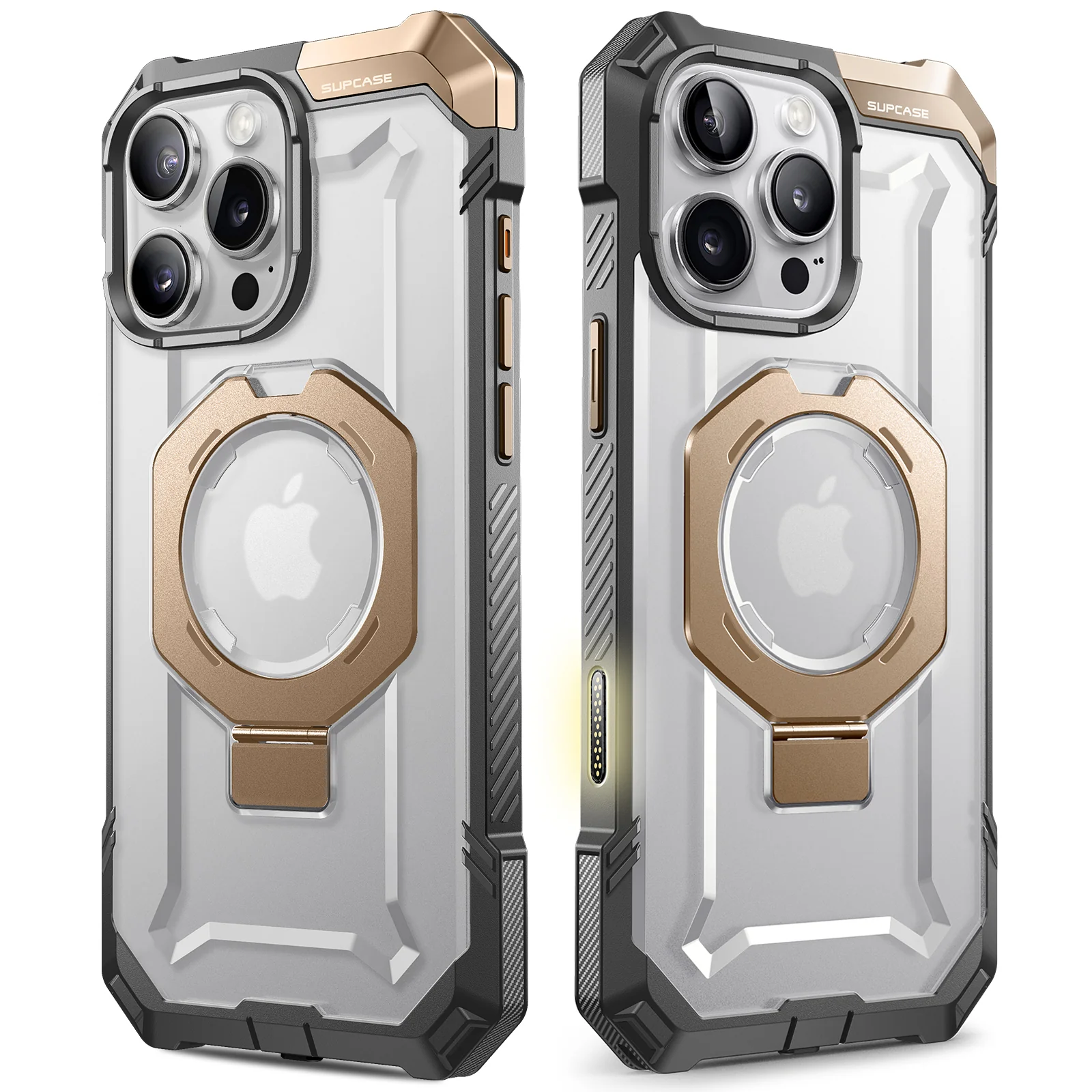 iPhone 16 Pro 6.3 inch UB Grip MagSafe Camera Control Button Phone Case-Gold - Image 12