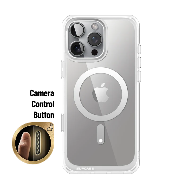 iPhone 16 Pro 6.3 inch Unicorn Beetle MAG Slim Clear MagSafe Camera Control Button Case(open box)-Clear