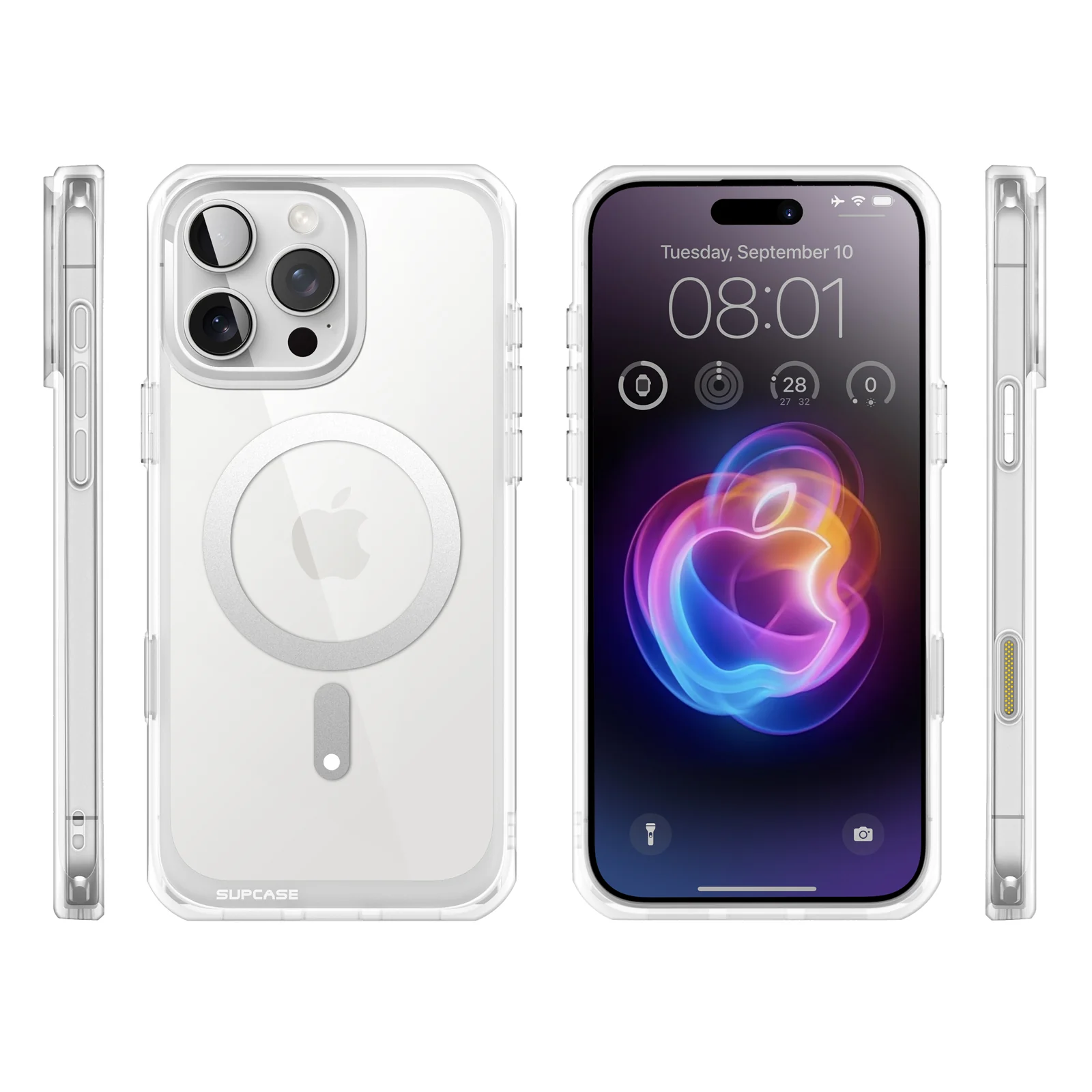 iPhone 16 Pro 6.3 inch Unicorn Beetle MAG Slim Clear MagSafe Camera Control Button Case(open box)-Clear - Image 11