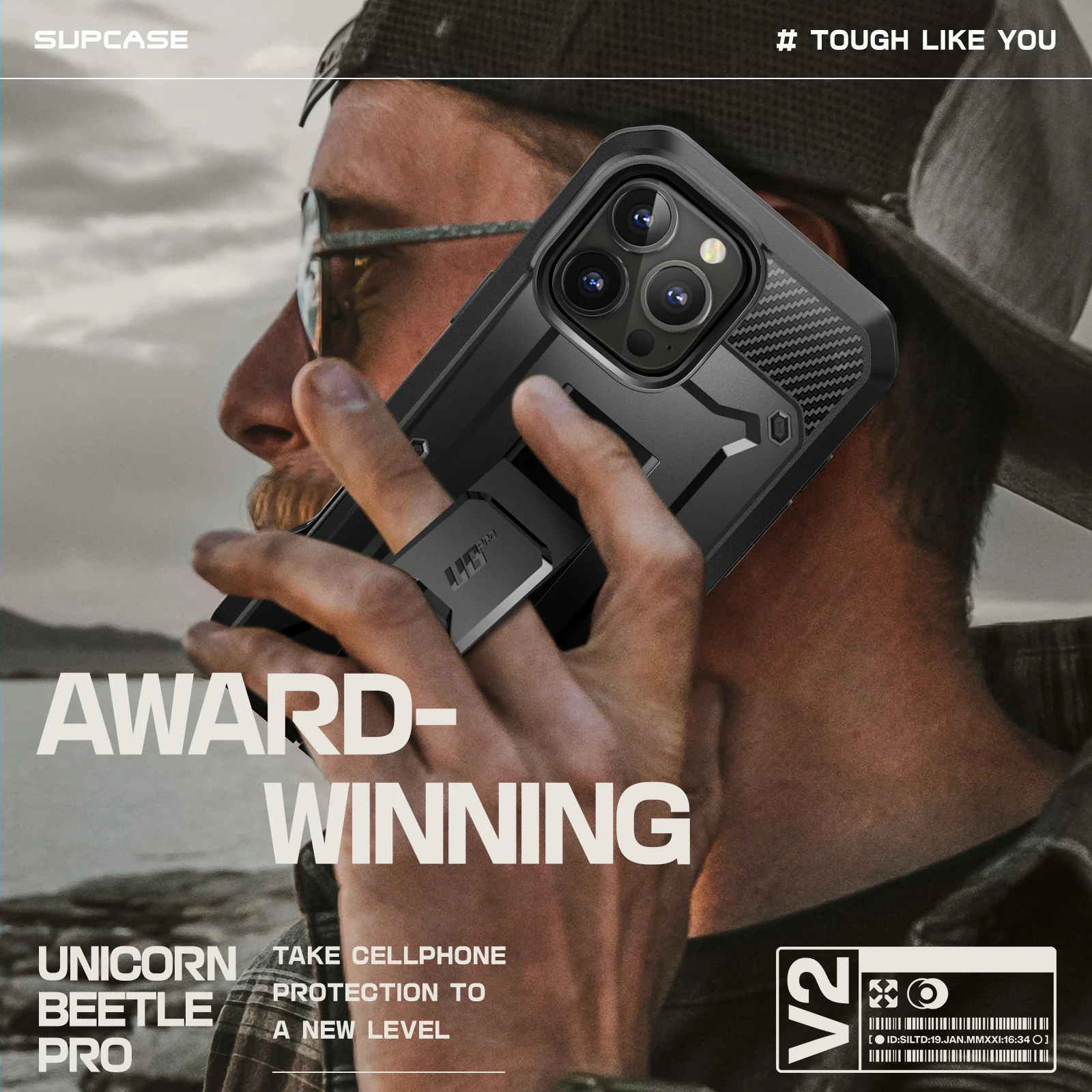 iPhone 16 Pro 6.3 inch Unicorn Beetle Pro Rugged Case(open box)-Black - Image 8