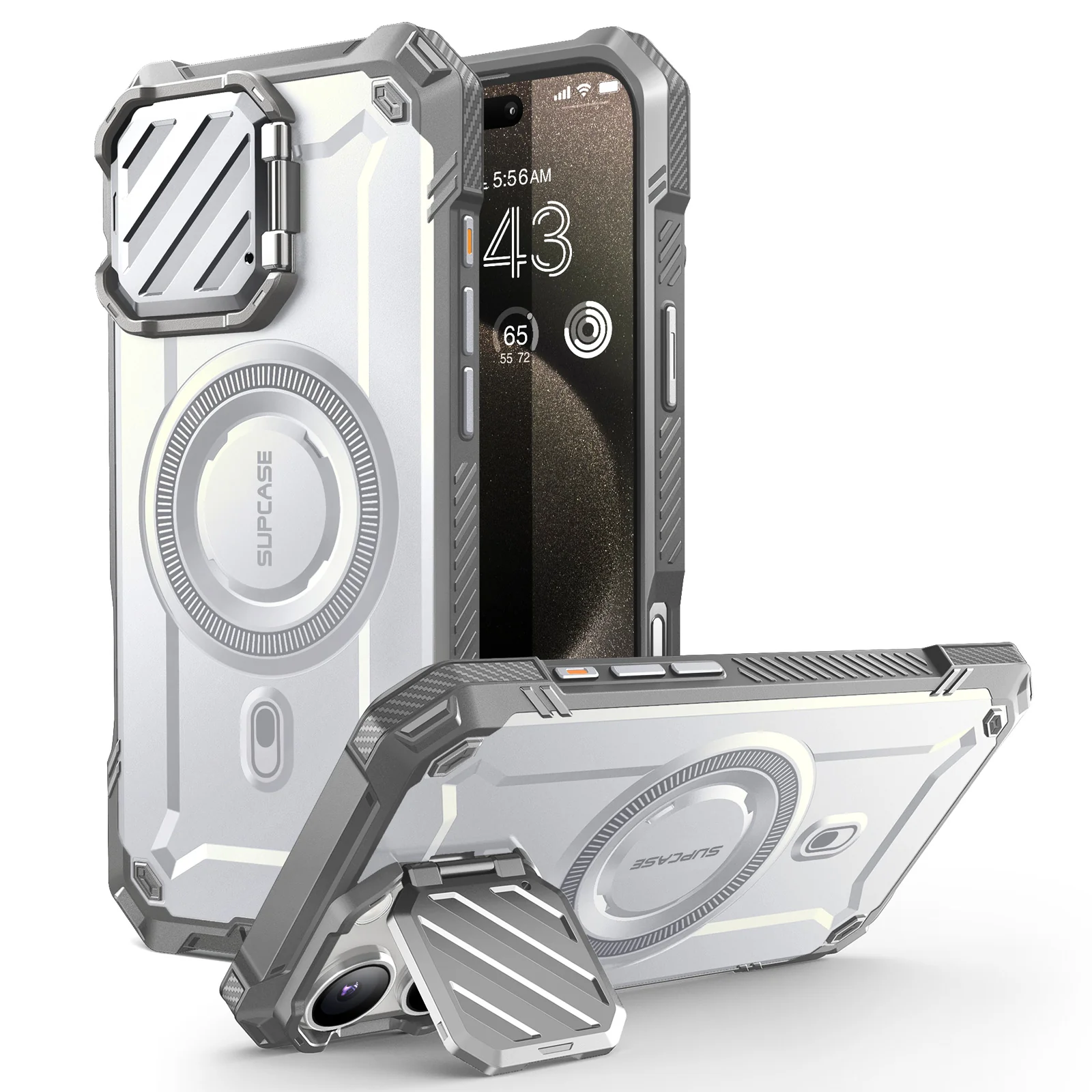 iPhone 16 Pro Max 6.9 inch Unicorn Beetle MAG XT MagSafe Case- White - Image 3