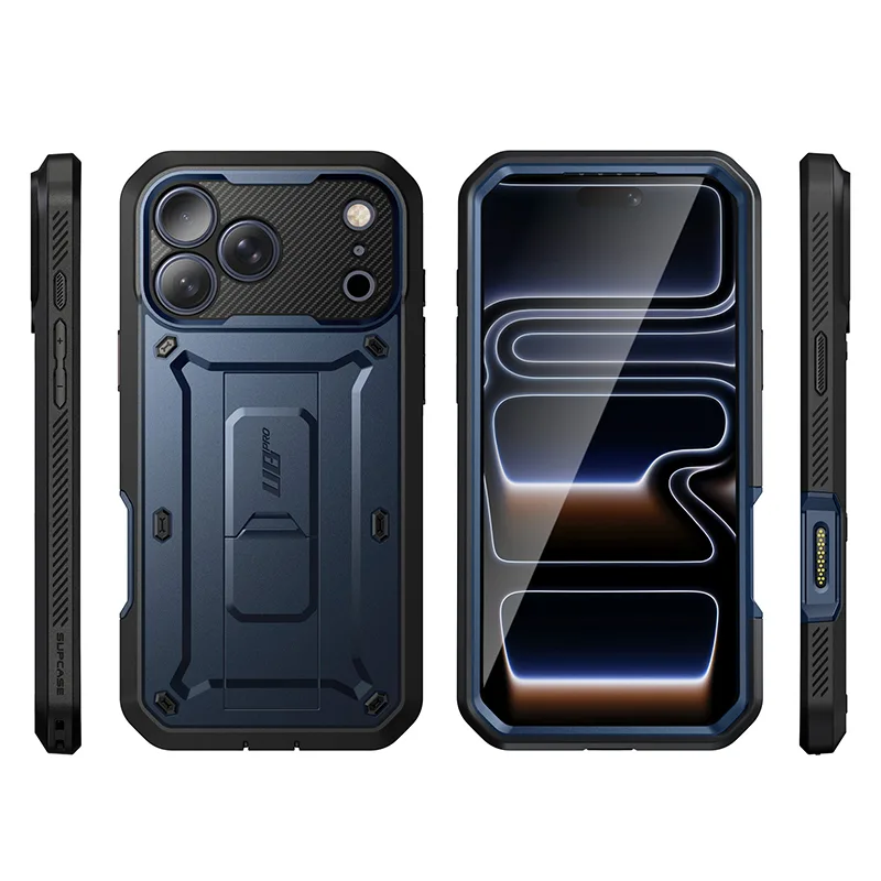 OPEN BOX | UB PRO Series iPhone 17 Pro Max Camera Control Button Phone Case - Azure - Image 4
