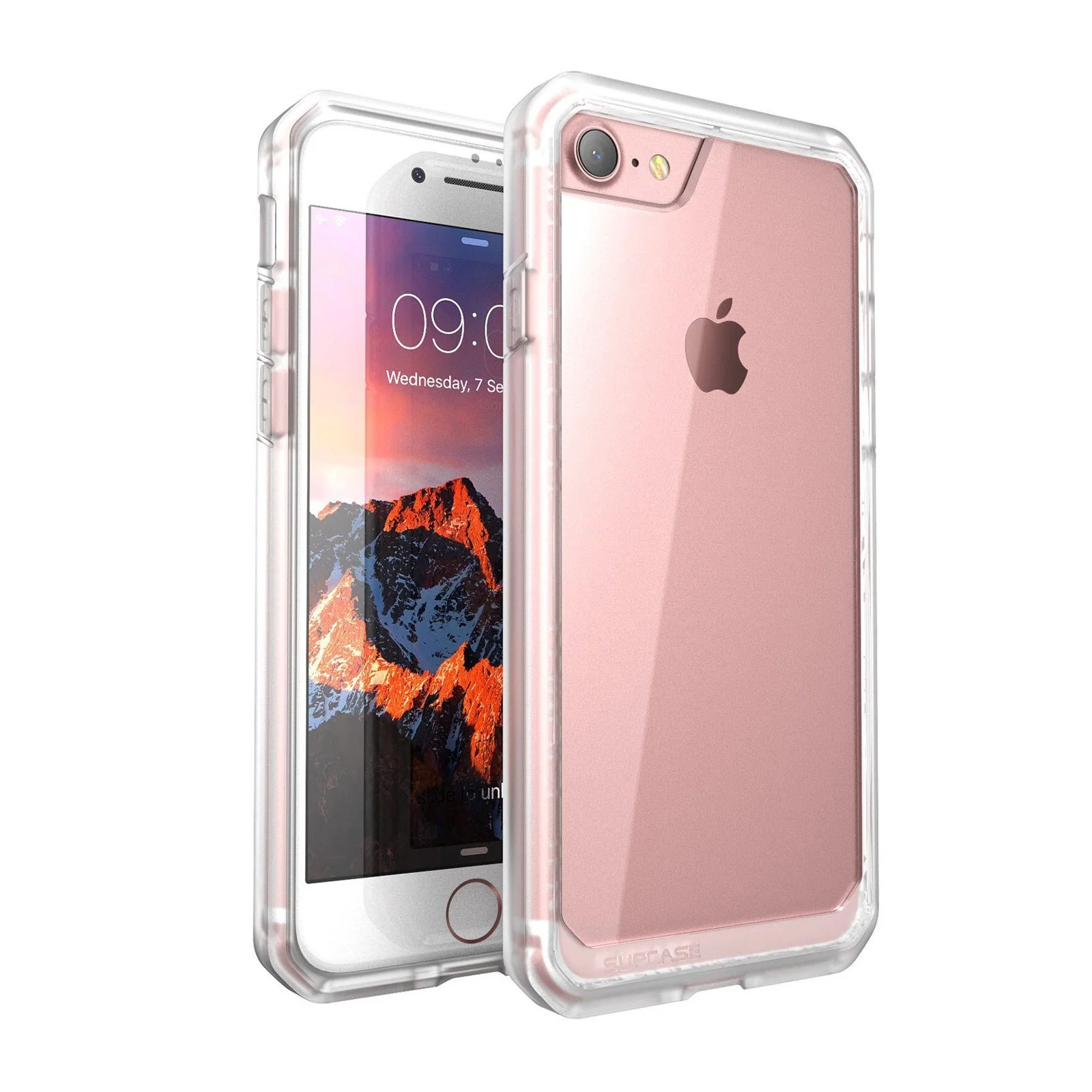 iPhone 7 / 8 Unicorn Beetle Hybrid Protective Bumper Case-Clear - Image 2