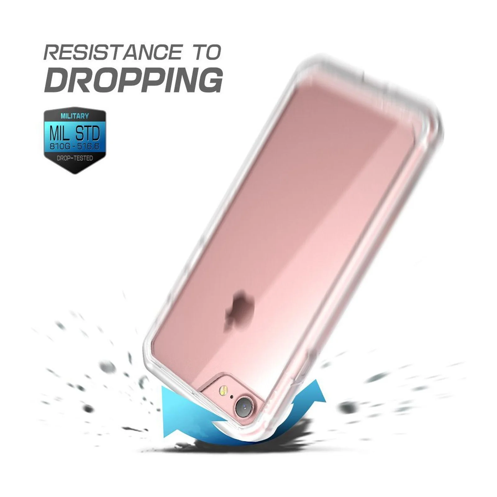 iPhone 7 / 8 Unicorn Beetle Hybrid Protective Bumper Case-Clear - Image 4