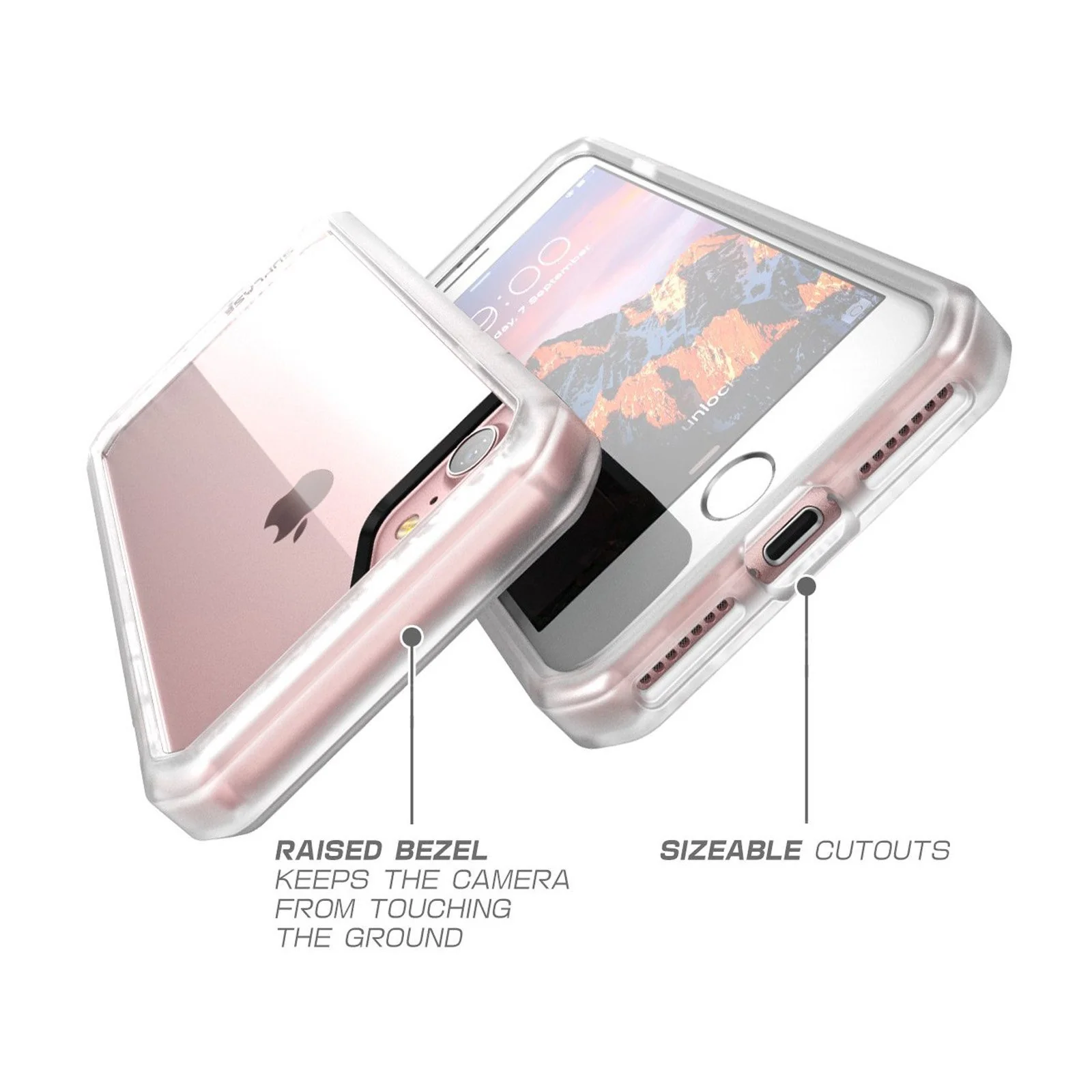 iPhone 7 / 8 Unicorn Beetle Hybrid Protective Bumper Case-Clear - Image 8