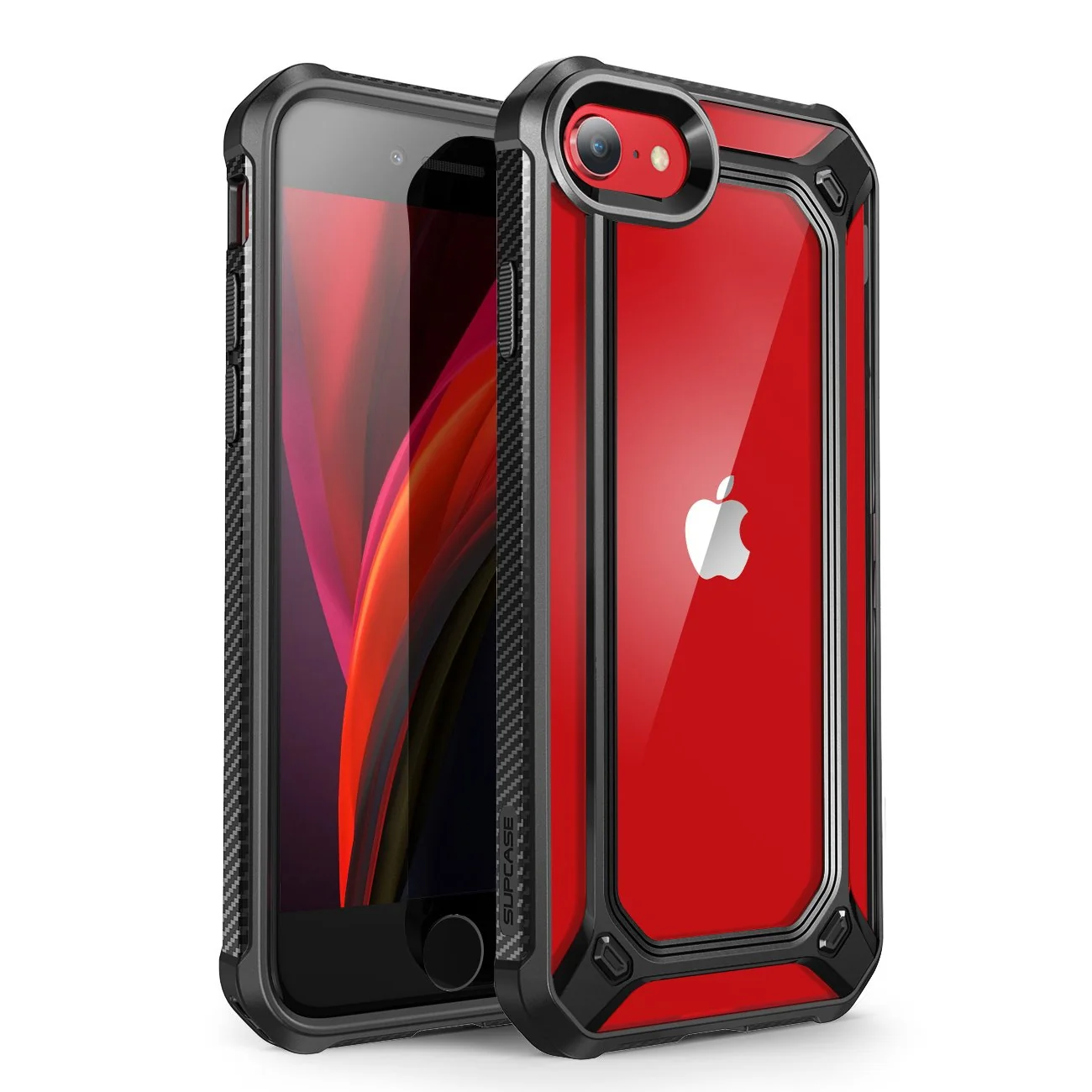 iPhone 7 / 8 Unicorn Beetle Exo Clear Case-Black - Image 2
