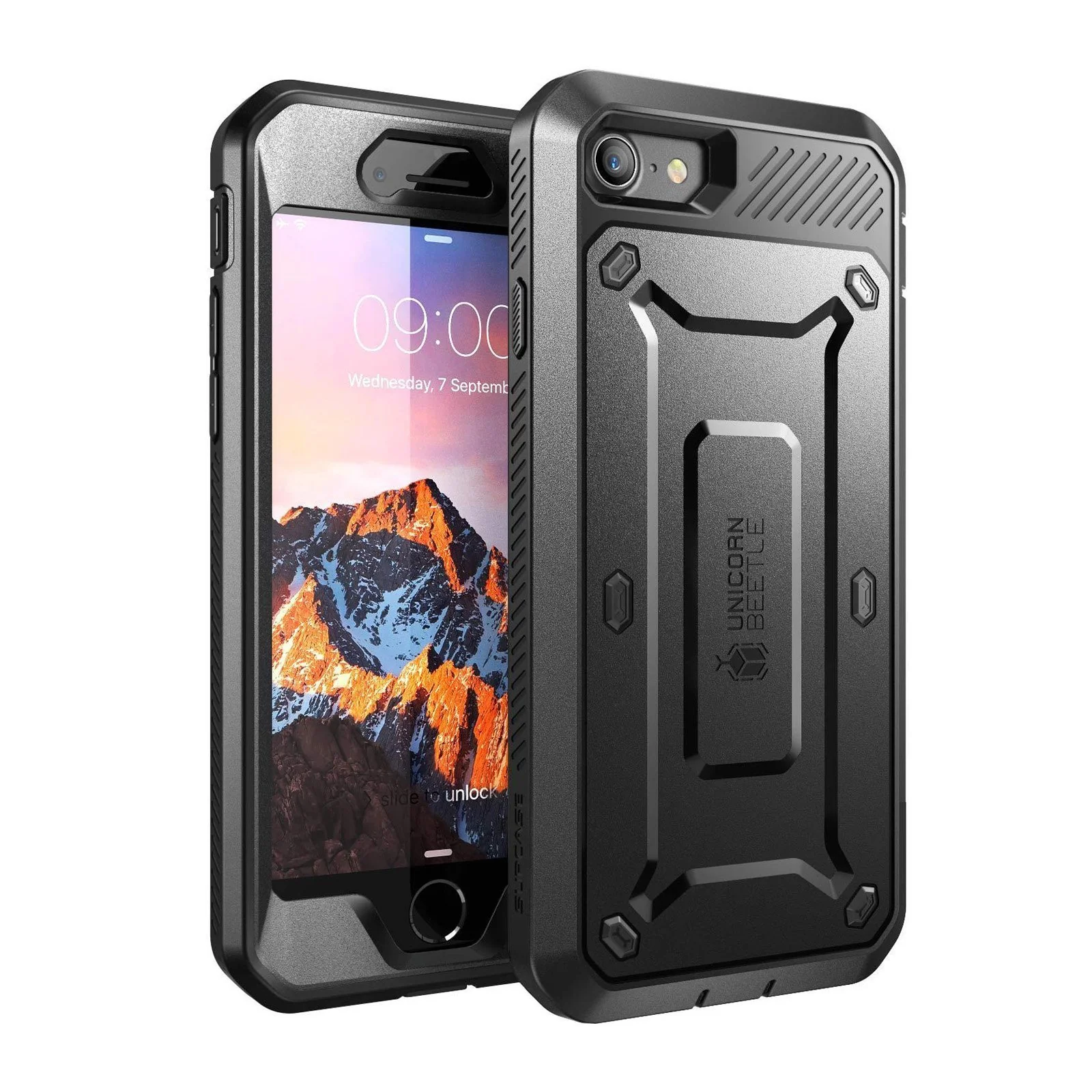 iPhone SE Unicorn Beetle Pro Full-Body Case-Black - Image 2