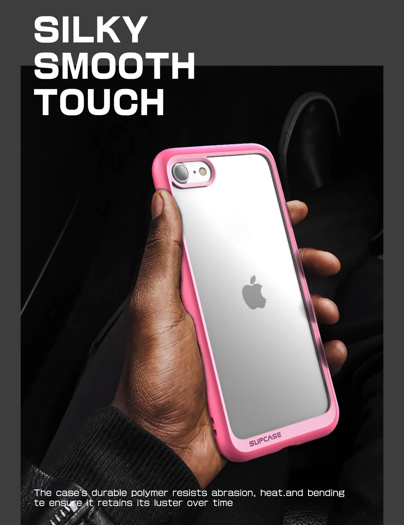 iPhone SE Unicorn Beetle Style Slim Clear-Pink - Image 8