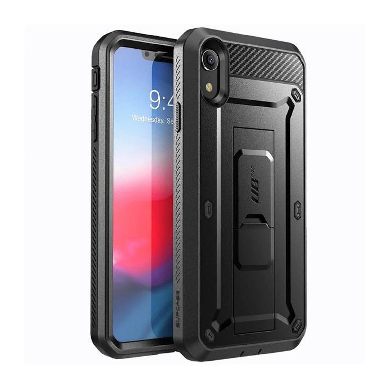 iPhone XR Unicorn Beetle Pro Full-Body Holster Case-Metallic Red - Image 7