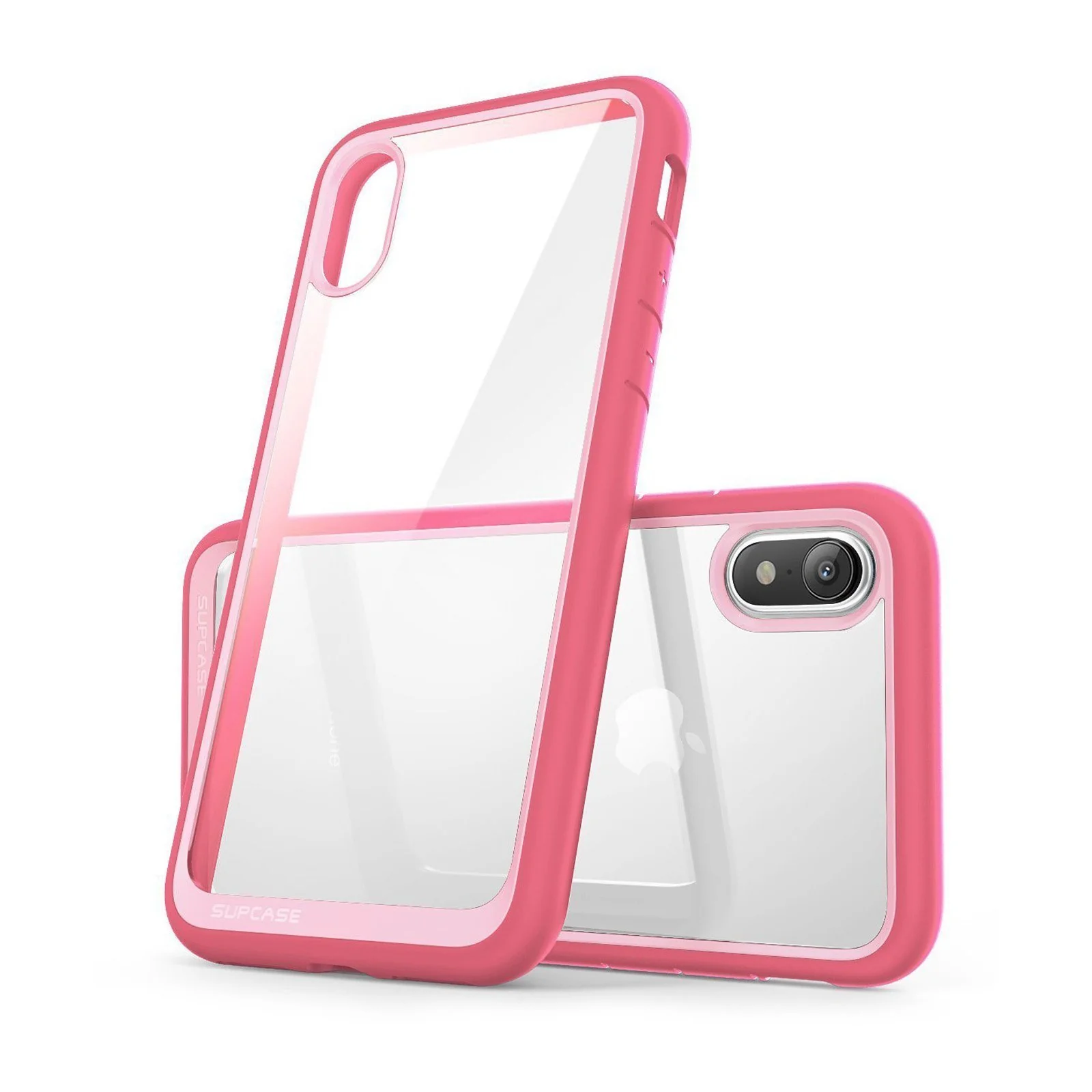 iPhone XR Unicorn Beetle Style Slim Clear Case-Pink - Image 2