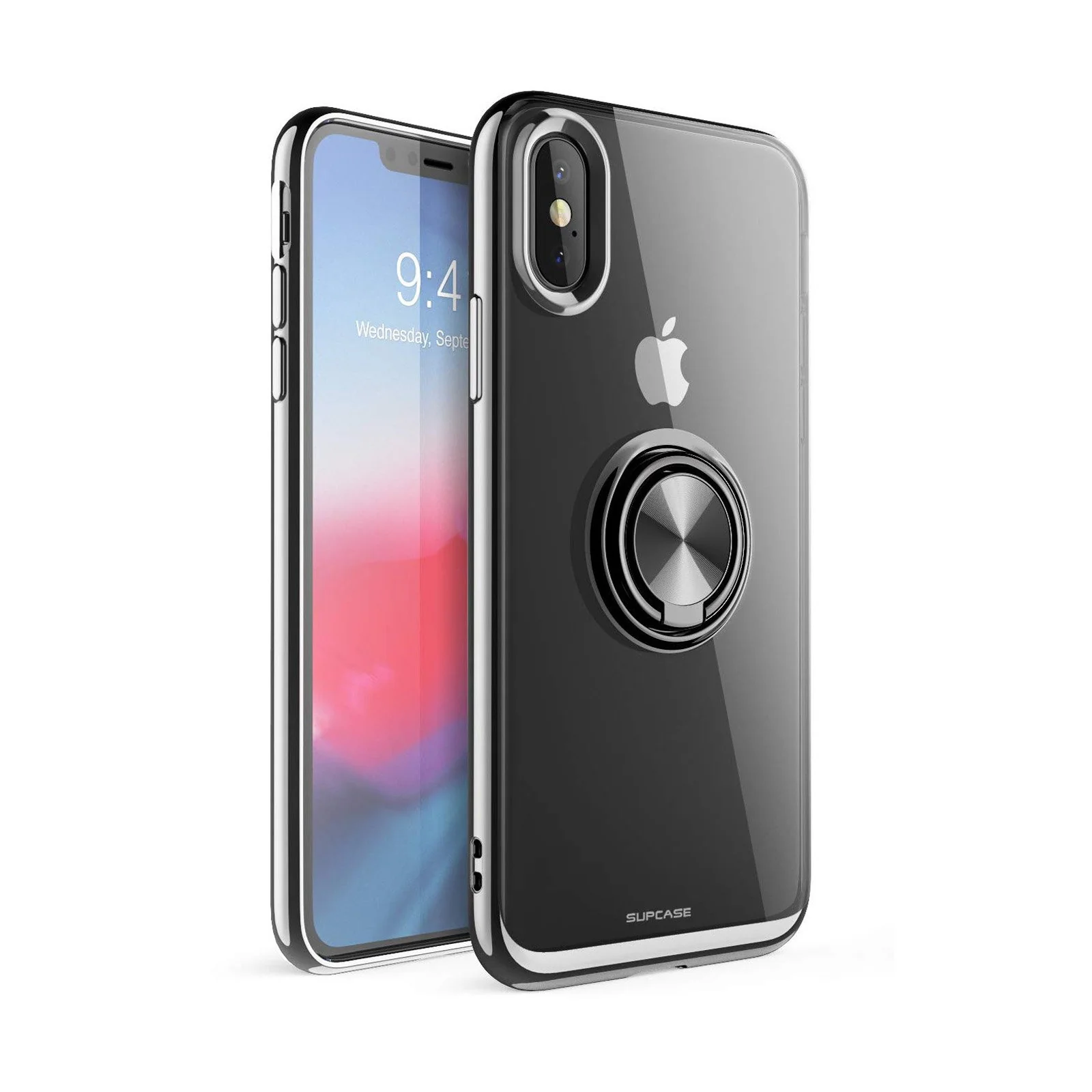iPhone XS Max Unicorn Beetle Snap Ring Case-Black - Image 3