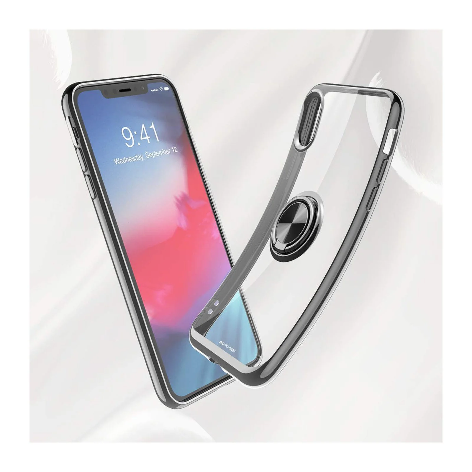 iPhone XS Max Unicorn Beetle Snap Ring Case-Black - Image 4