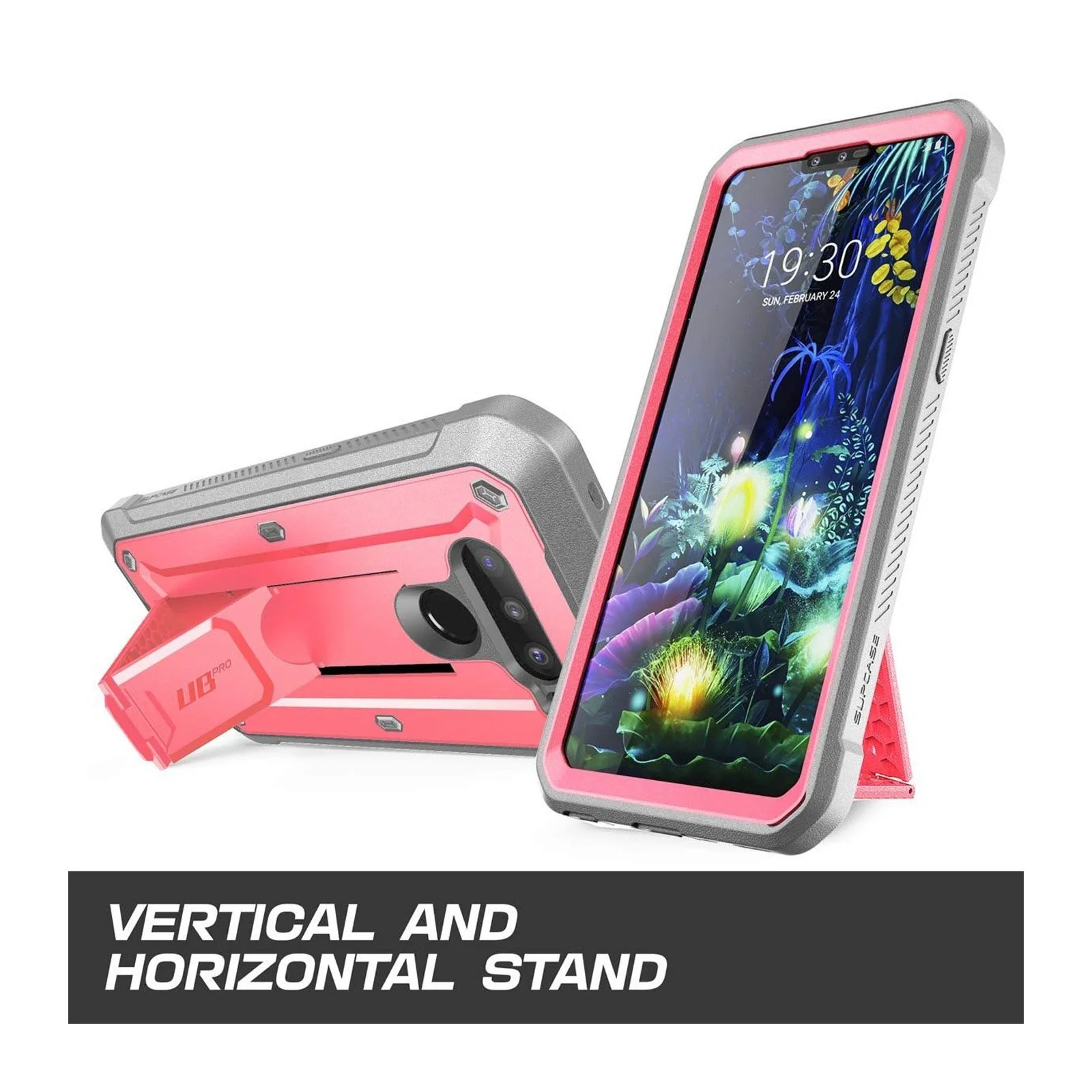 LG V50 ThinQ Unicorn Beetle Pro Full-Body Holster Case-Pink - Image 2