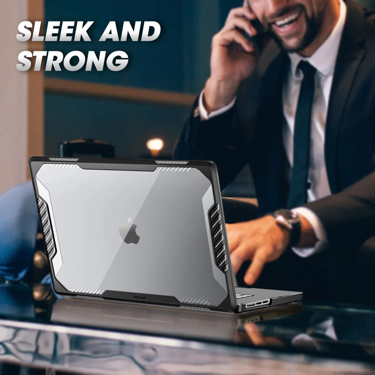 MacBook Air 13.6 inch (2026-2022) Unicorn Beetle Case Cover-Black - Image 7