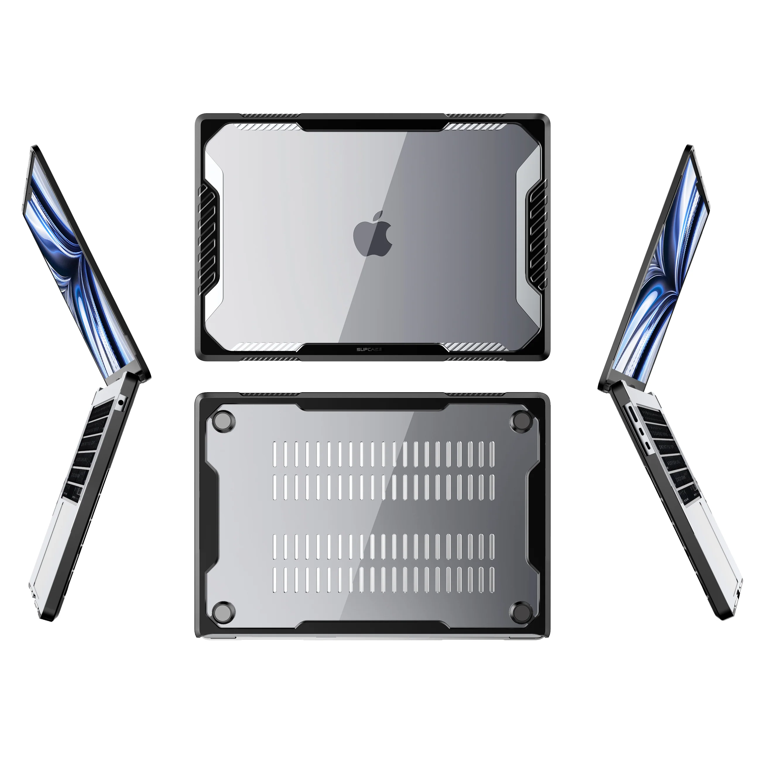 MacBook Air 13.6 inch (2026-2022) Unicorn Beetle Case Cover-Black - Image 9