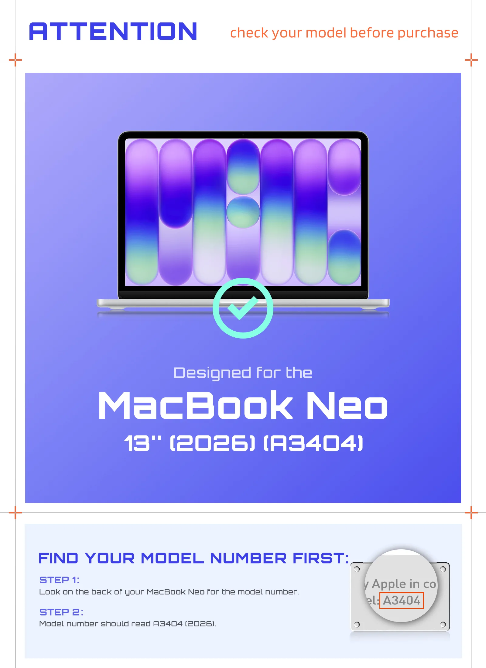 MacBook Neo 13 inch Case (2026) Unicorn Beetle Case Cover - Image 3