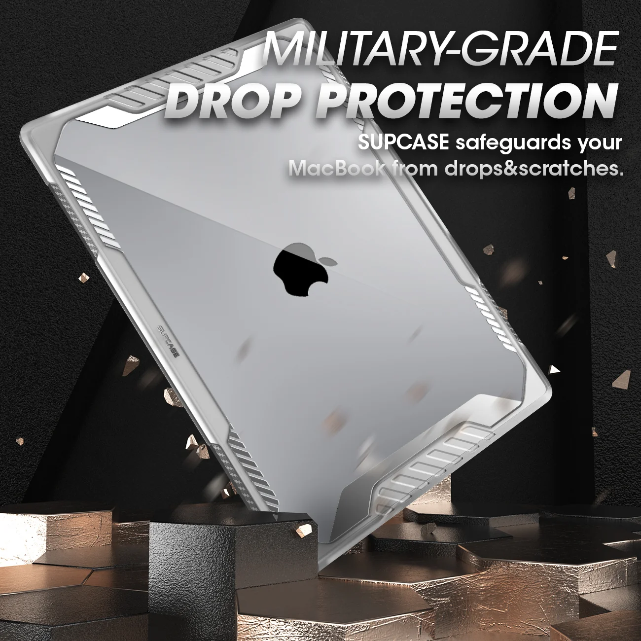 MacBook Pro 14 inch (2026-2021) Unicorn Beetle Case Cover(open box)-Clear - Image 4