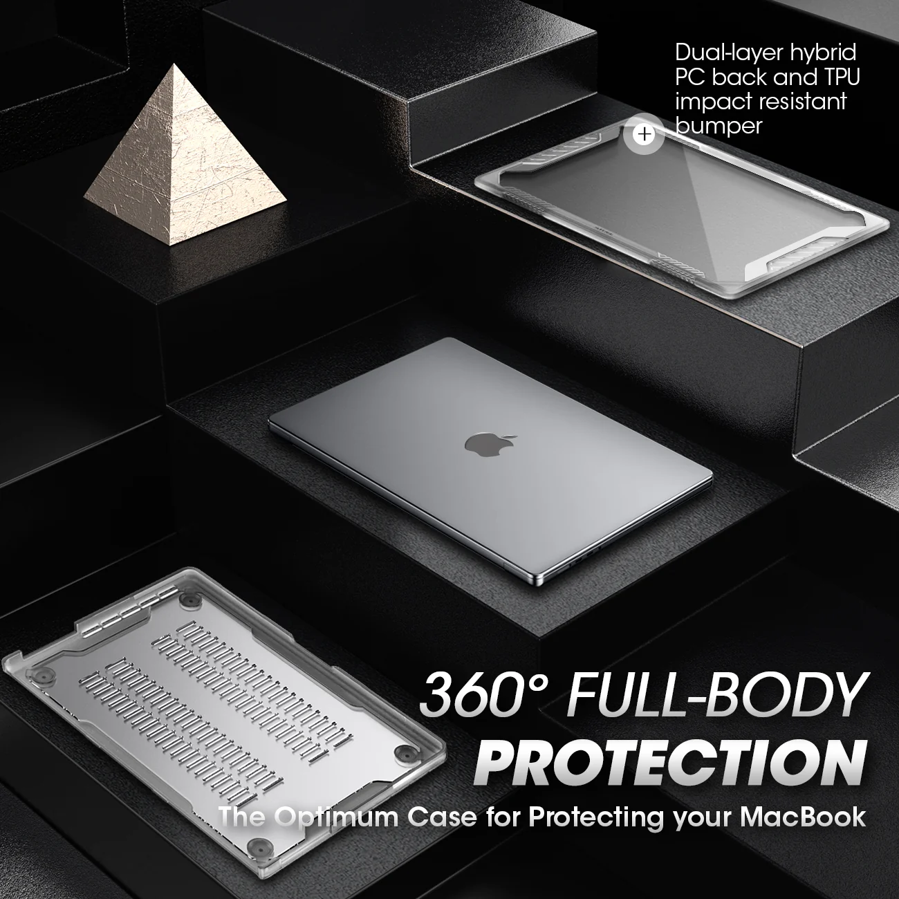 MacBook Pro 14 inch (2026-2021) Unicorn Beetle Case Cover(open box)-Clear - Image 5