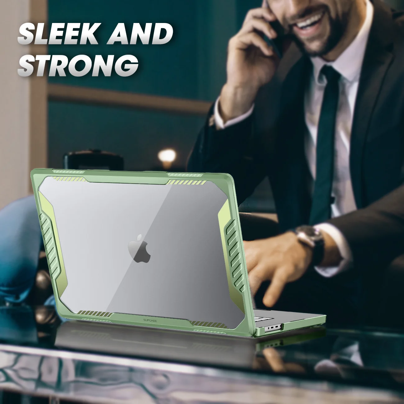 MacBook Pro 14 inch (2026-2021) Unicorn Beetle Case Cover-Green - Image 8