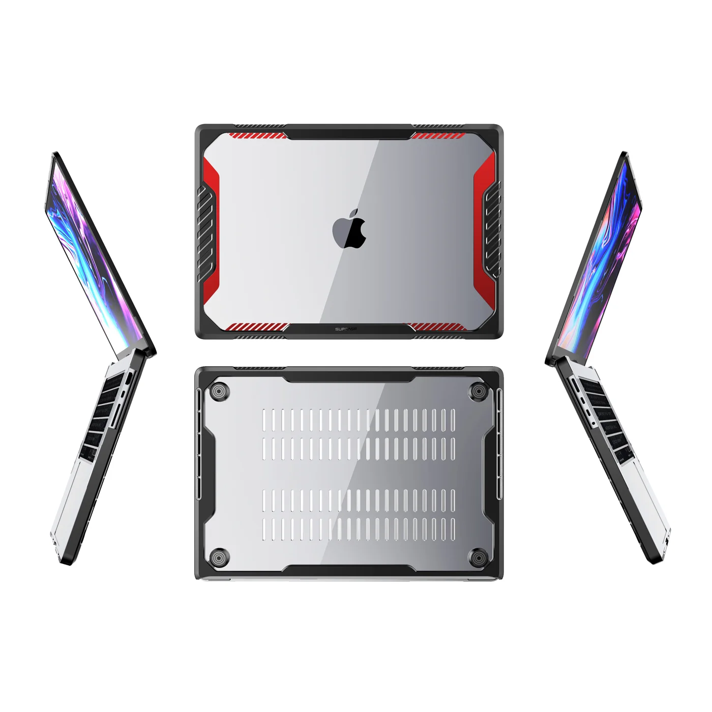 MacBook Pro 14 inch (2026-2021) Unicorn Beetle Case Cover-Red - Image 8
