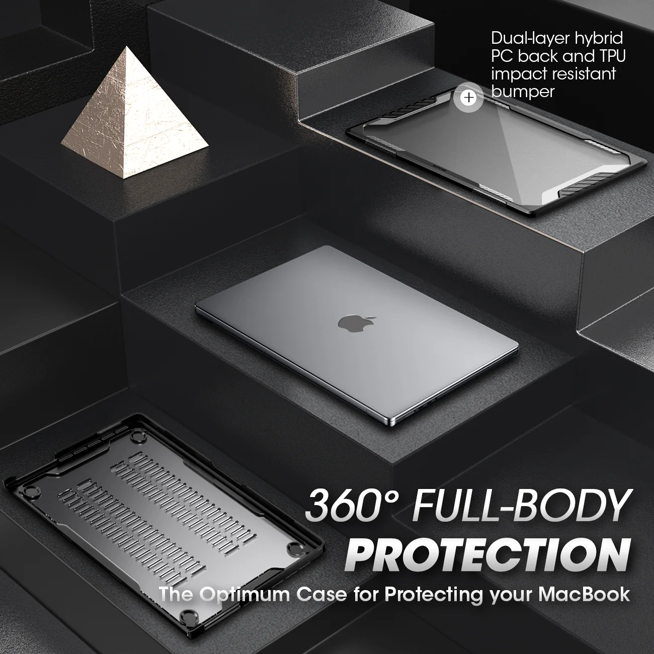 MacBook Pro 16 inch (2026-2021) Unicorn Beetle Case Cover-Black - Image 6