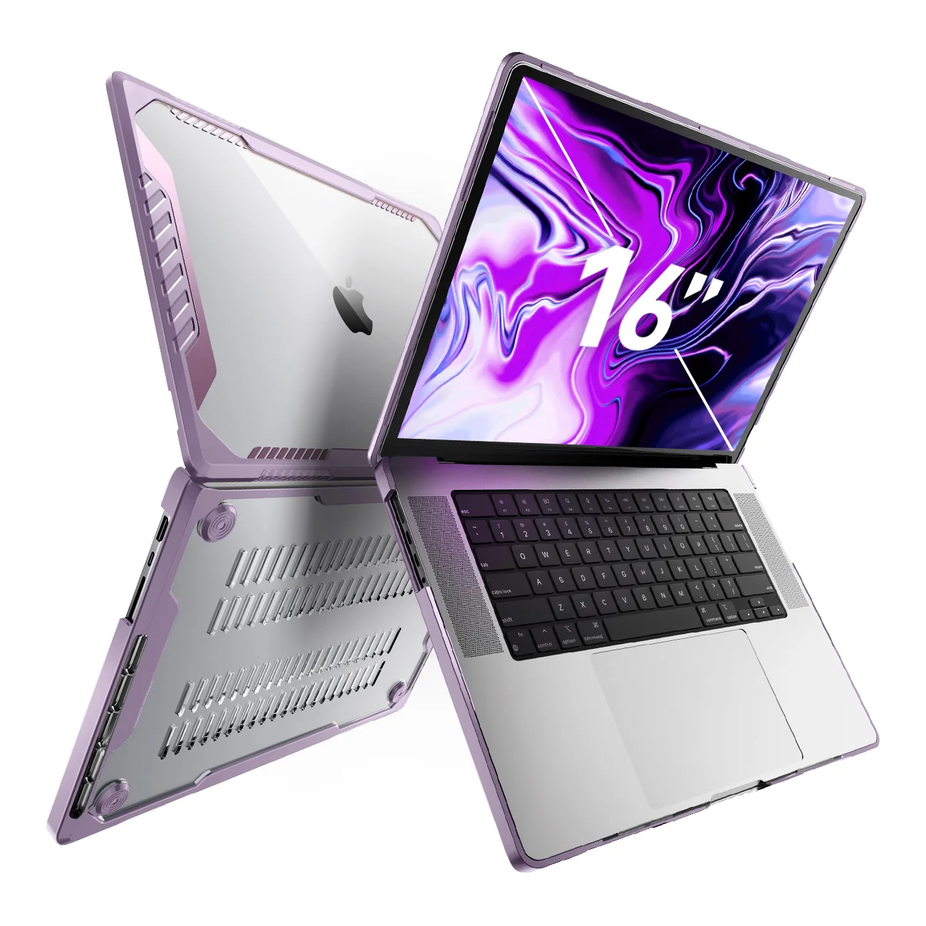 MacBook Pro 16 inch (2026-2021) Unicorn Beetle Case Cover-Purple - Image 2