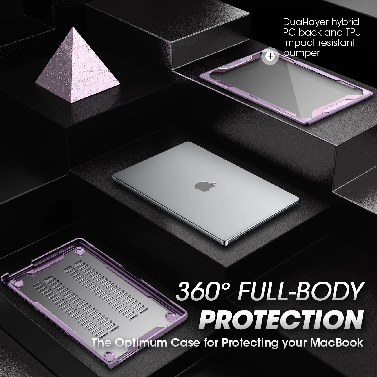 MacBook Pro 16 inch (2026-2021) Unicorn Beetle Case Cover-Purple - Image 5
