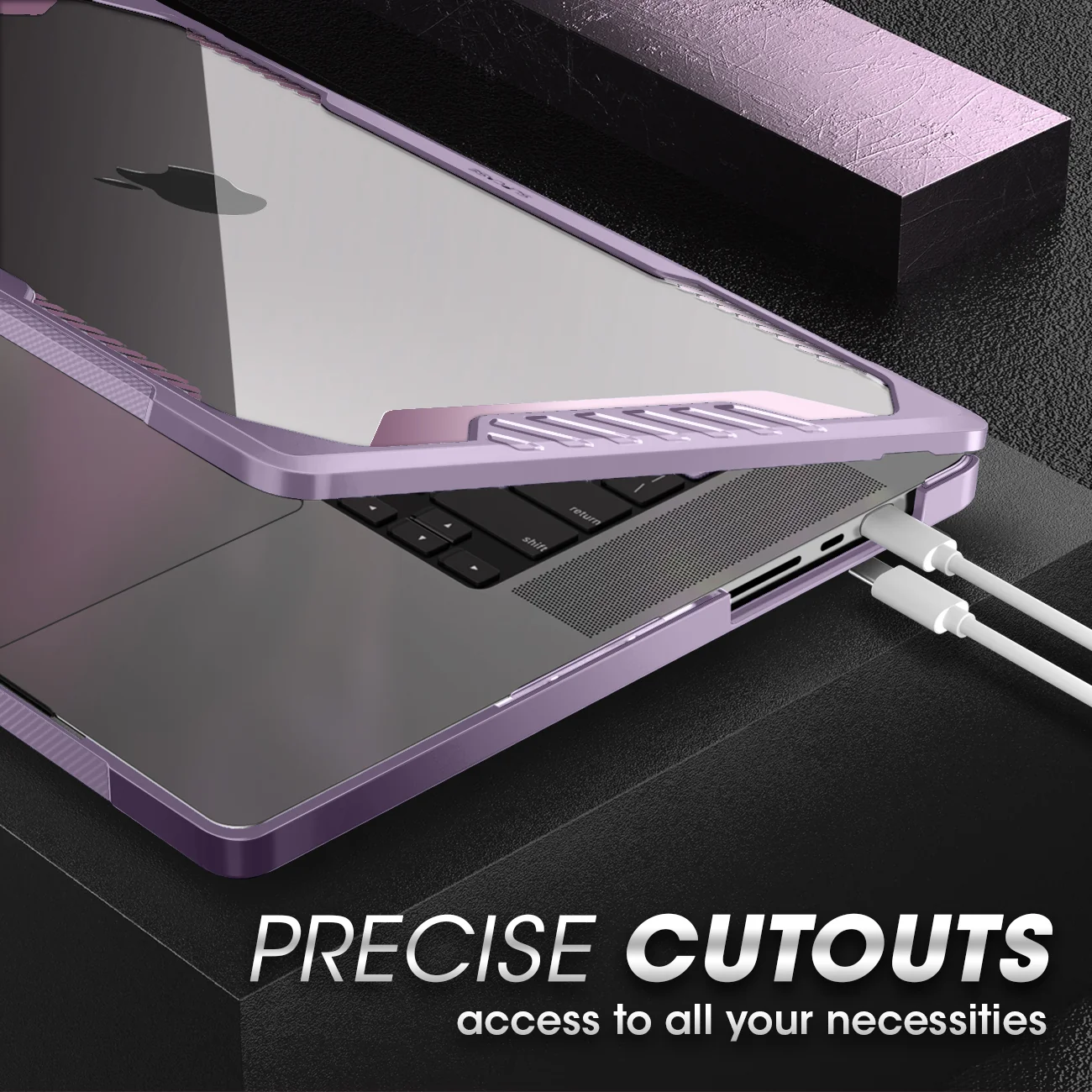MacBook Pro 16 inch (2026-2021) Unicorn Beetle Case Cover-Purple - Image 6