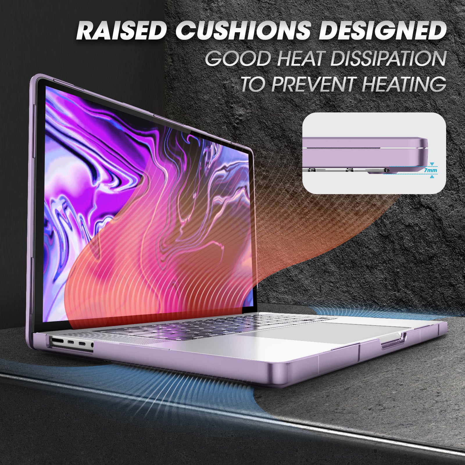 MacBook Pro 16 inch (2026-2021) Unicorn Beetle Case Cover-Purple - Image 7