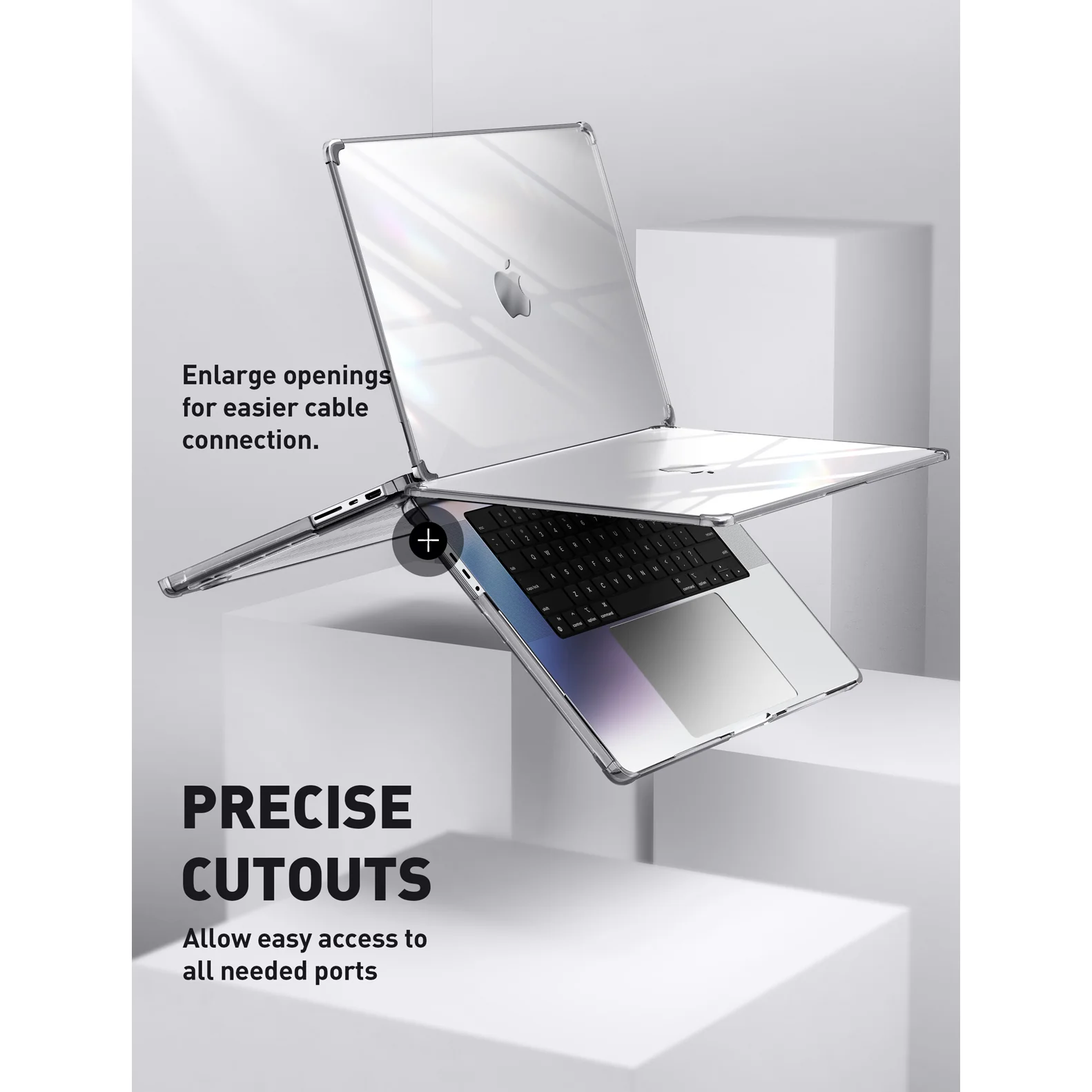 MacBook Pro 16 inch (2021-2026) Unicorn Beetle CLEAR Case Cover-Smoke - Image 6