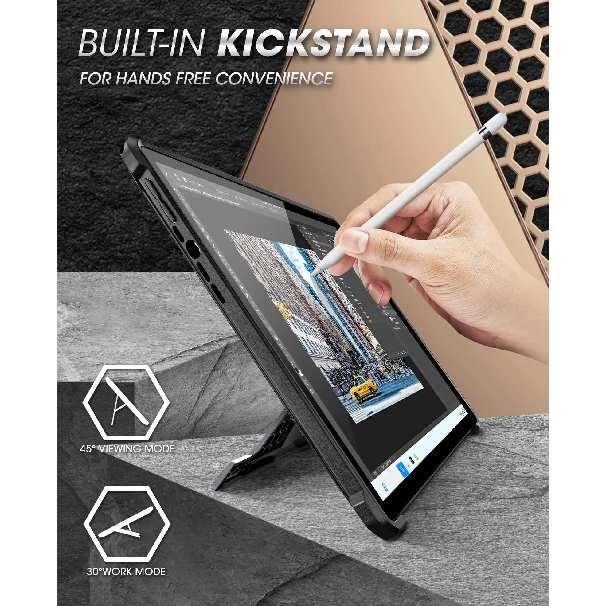 Microsoft Surface Pro 8 Unicorn Beetle PRO Rugged Case(open box)-Black - Image 6